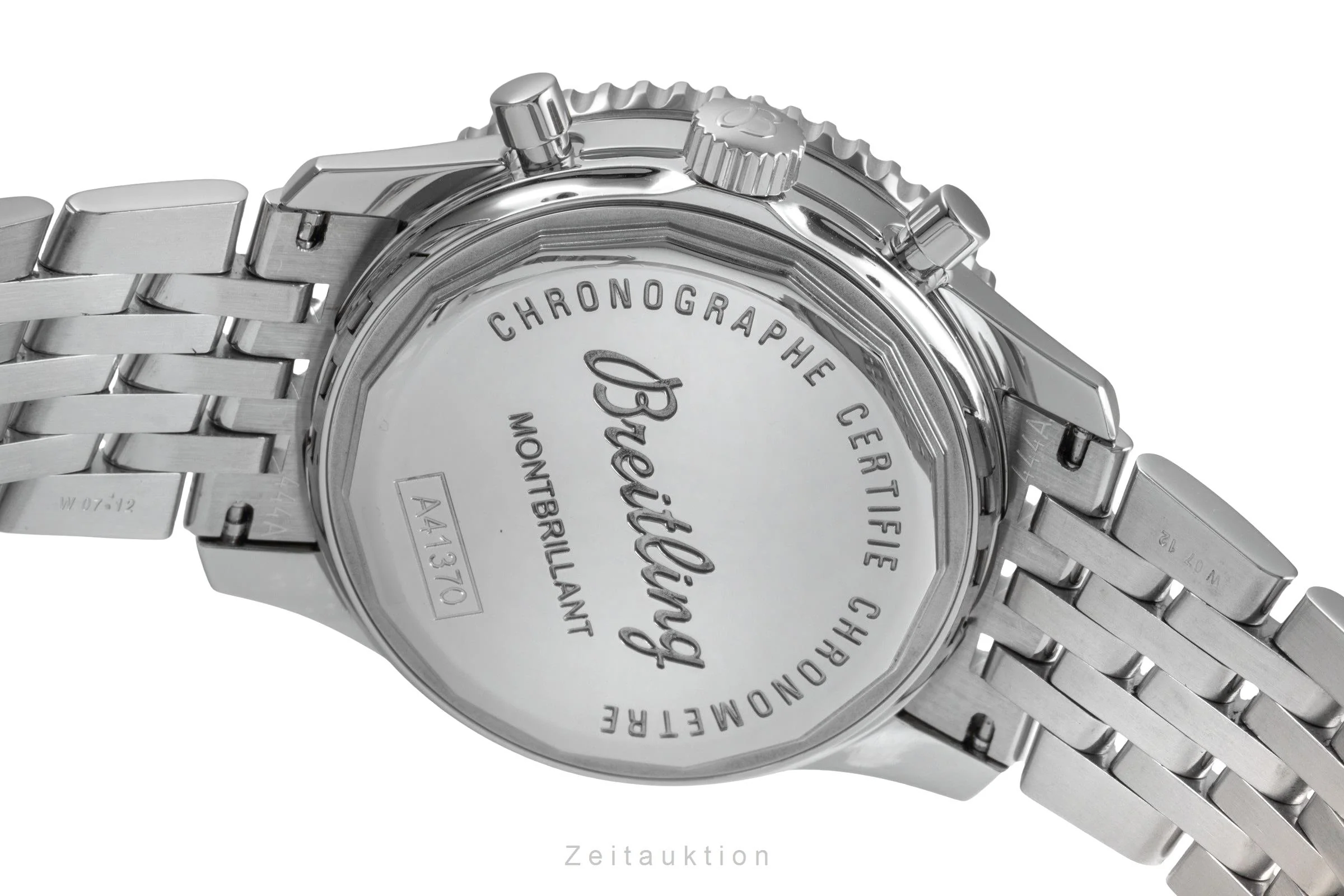 Breitling Montbrillant chronograph steel automatic men's watch A4137012/G789  [2503922] - Image 12