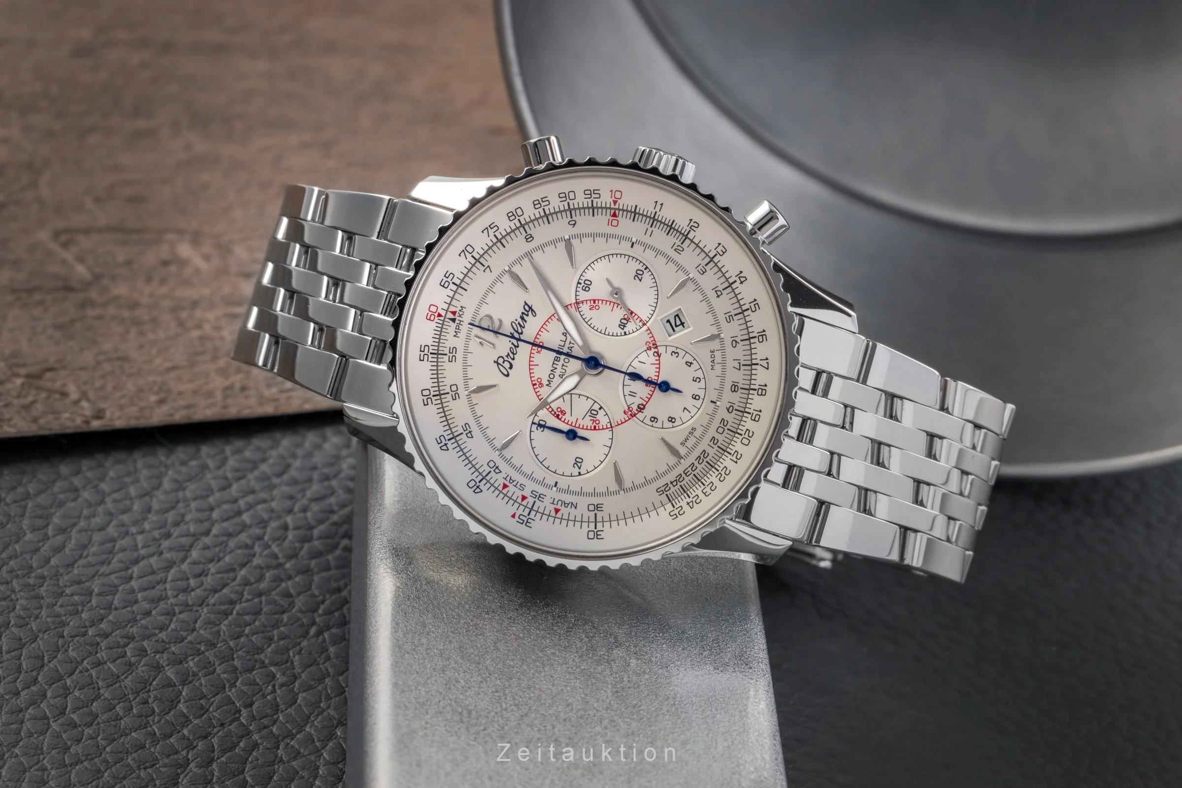 Breitling Montbrillant chronograph steel automatic men's watch A4137012/G789  [2503922] - Image 3