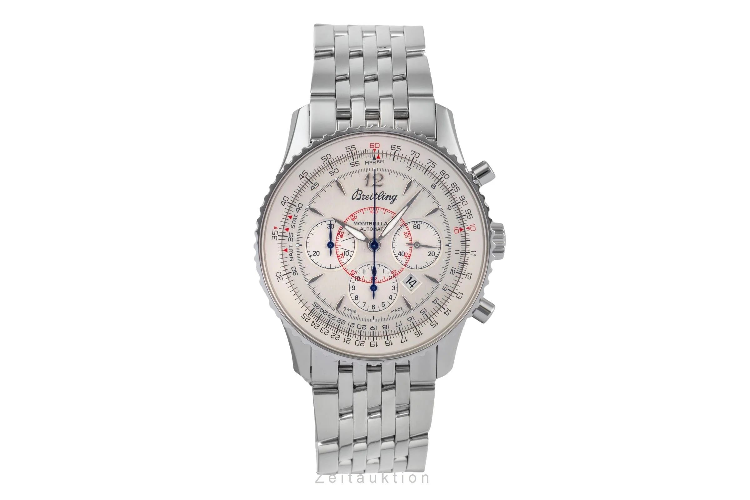 Breitling Montbrillant chronograph steel automatic men's watch A4137012/G789  [2503922] - Image 5