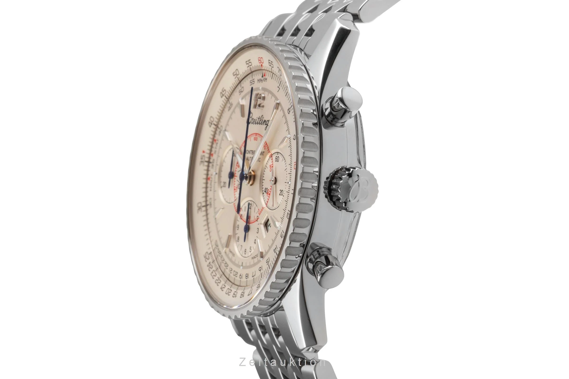 Breitling Montbrillant chronograph steel automatic men's watch A4137012/G789  [2503922] - Image 7