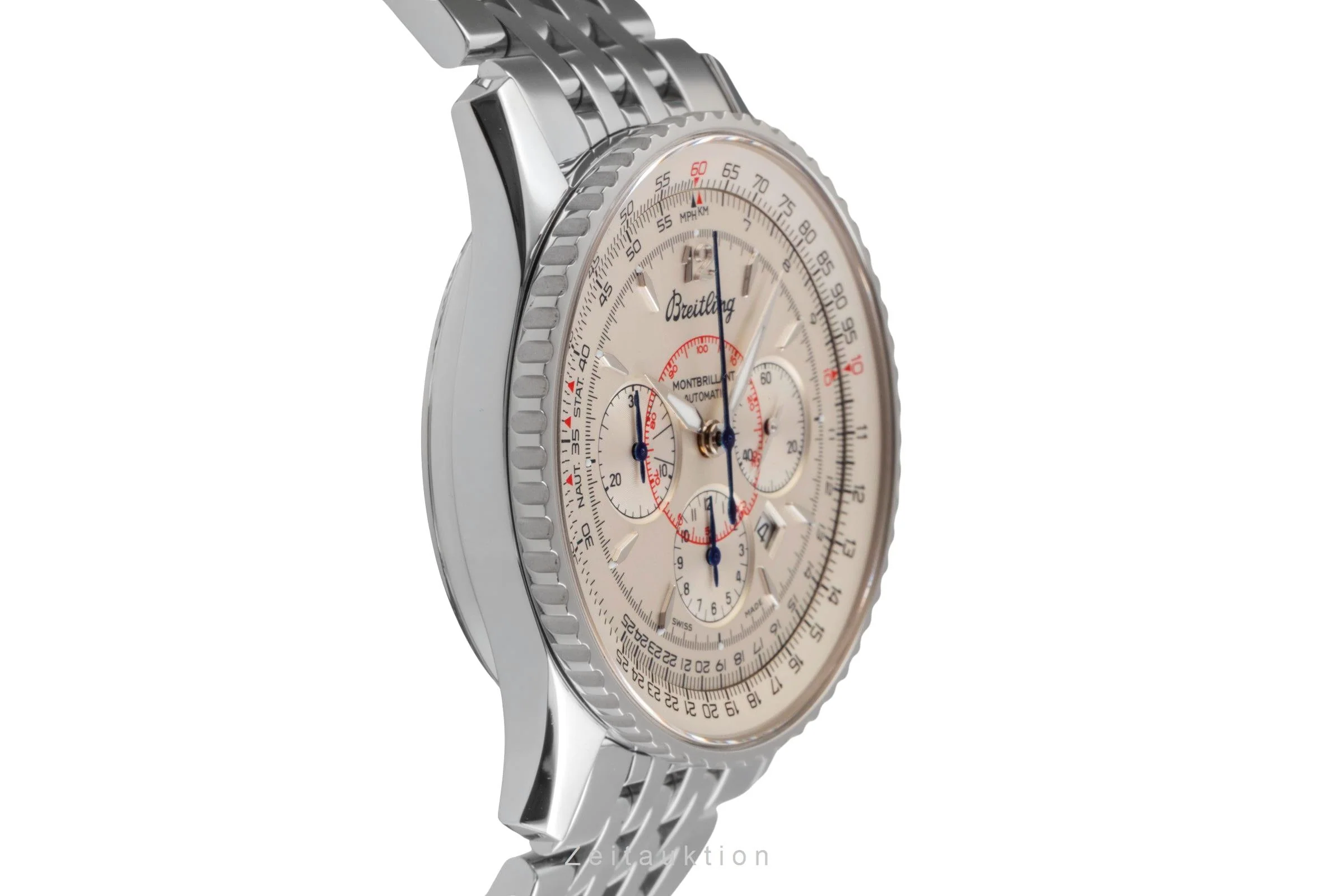 Breitling Montbrillant chronograph steel automatic men's watch A4137012/G789  [2503922] - Image 8