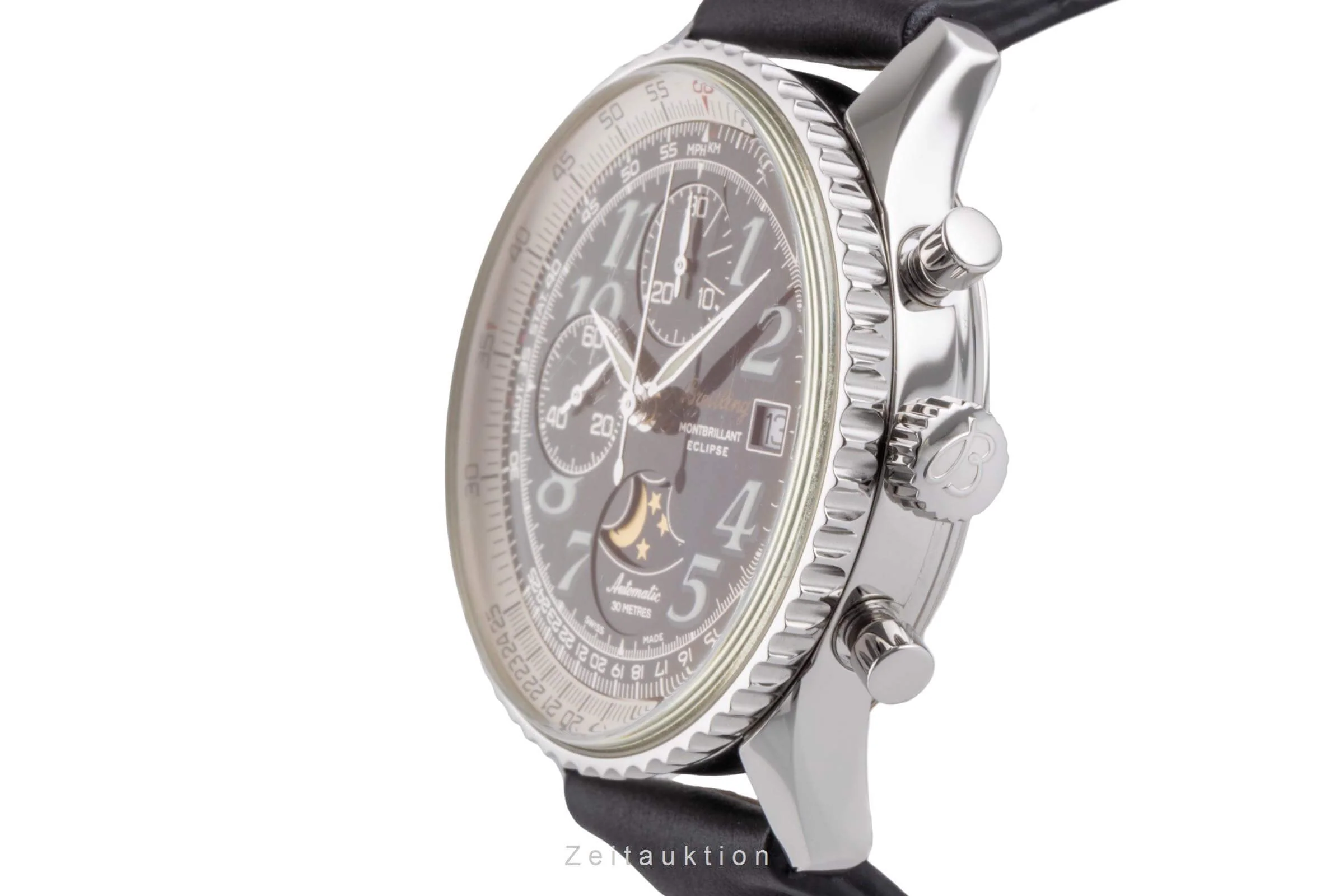 Breitling Montbrillant chronograph steel automatic men's watch A43030  [2404706] - Image 6