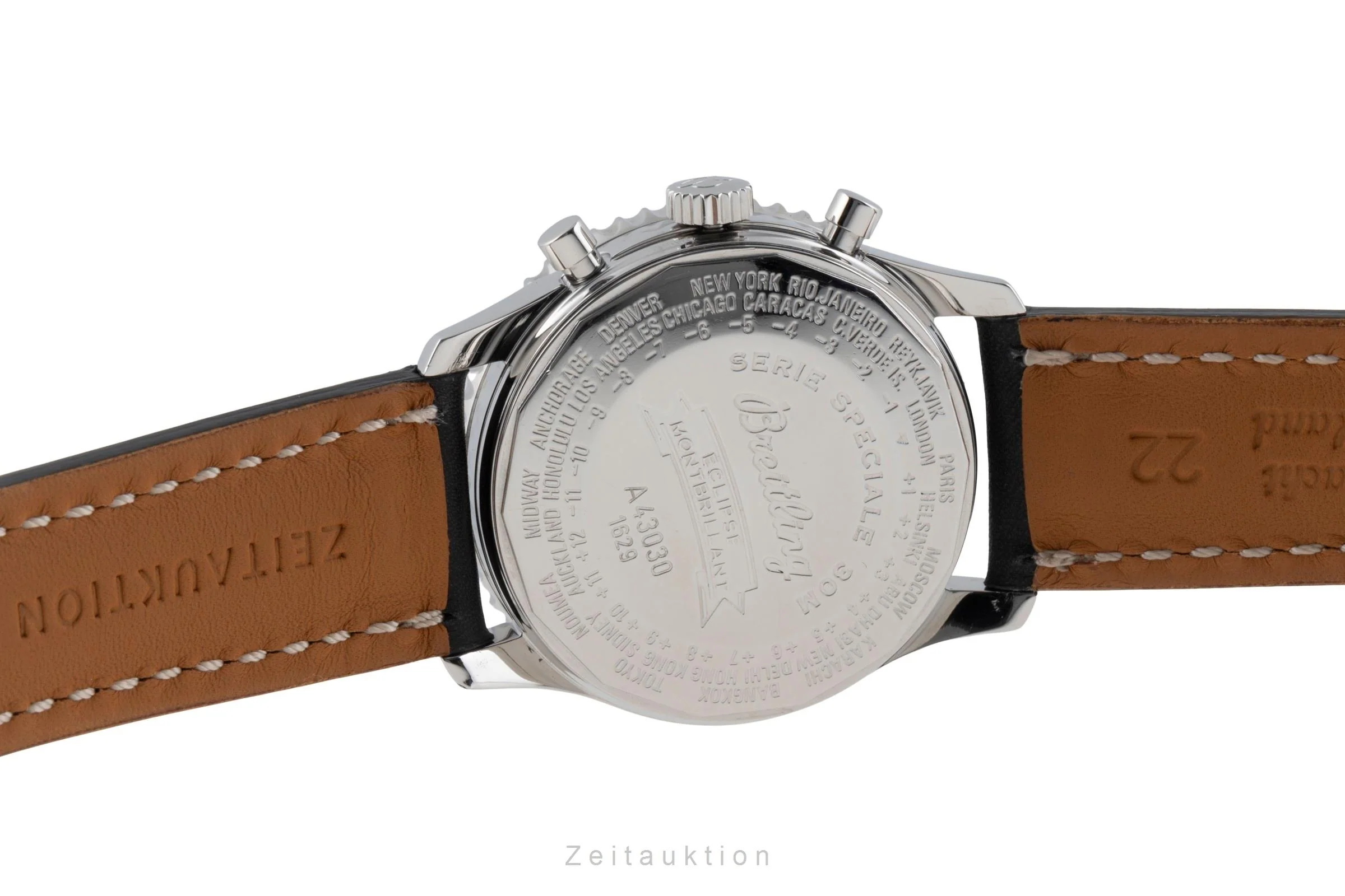 Breitling Montbrillant chronograph steel automatic men's watch A43030  [2503659] - Image 11