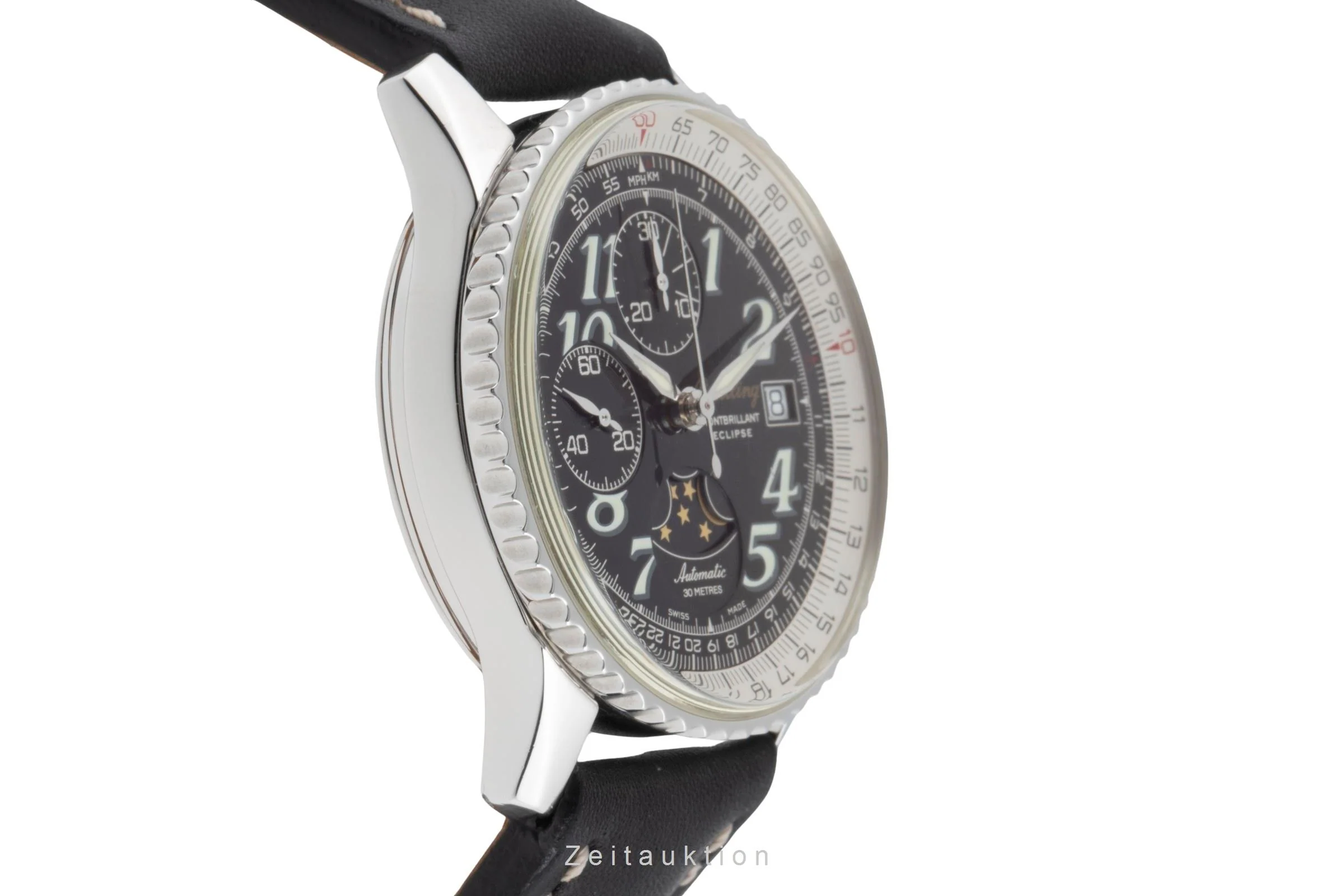 Breitling Montbrillant chronograph steel automatic men's watch A43030  [2503659] - Image 8