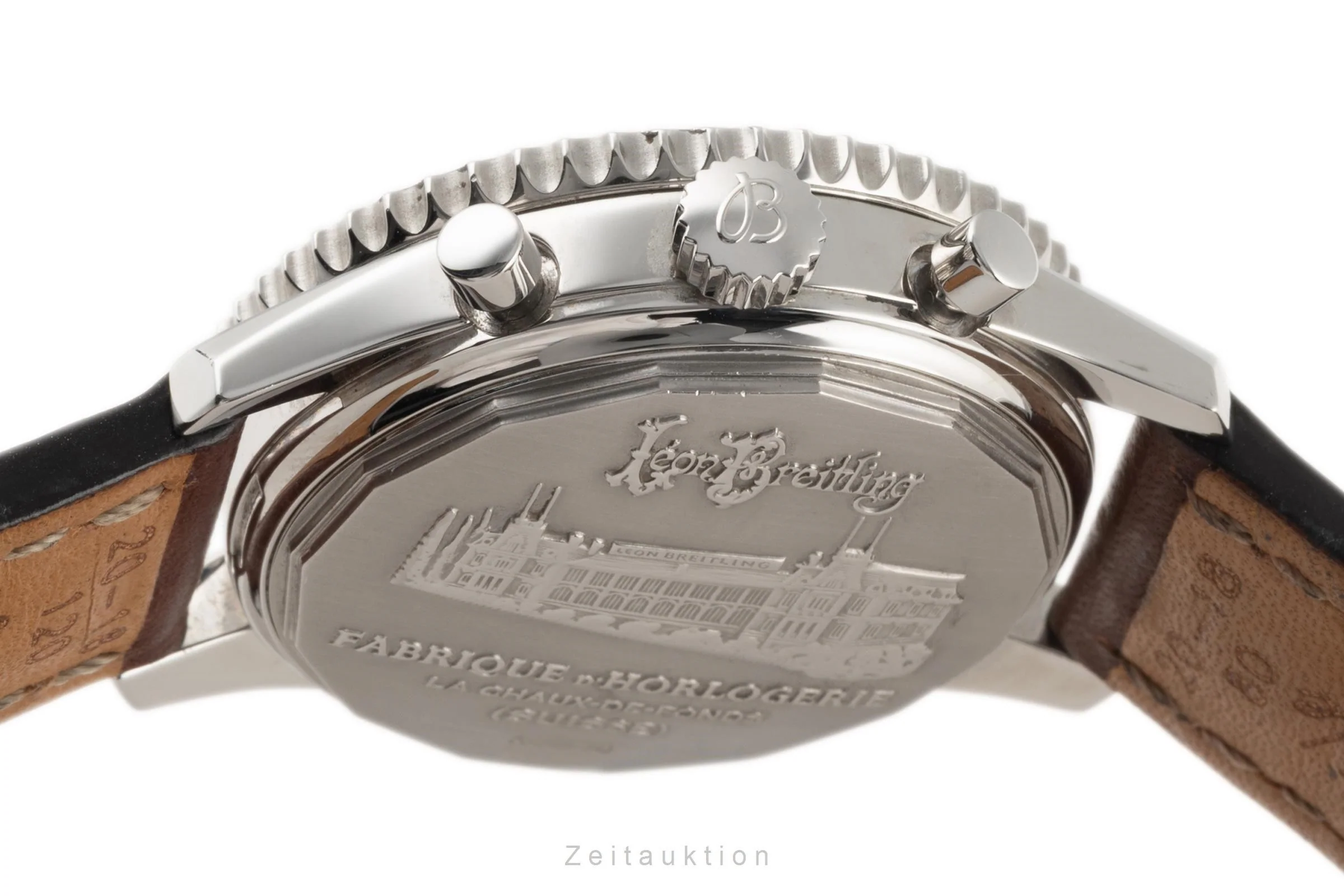 Breitling Montbrillant chronograph steel automatic men's watch AB0130  [2303722] - Image 10