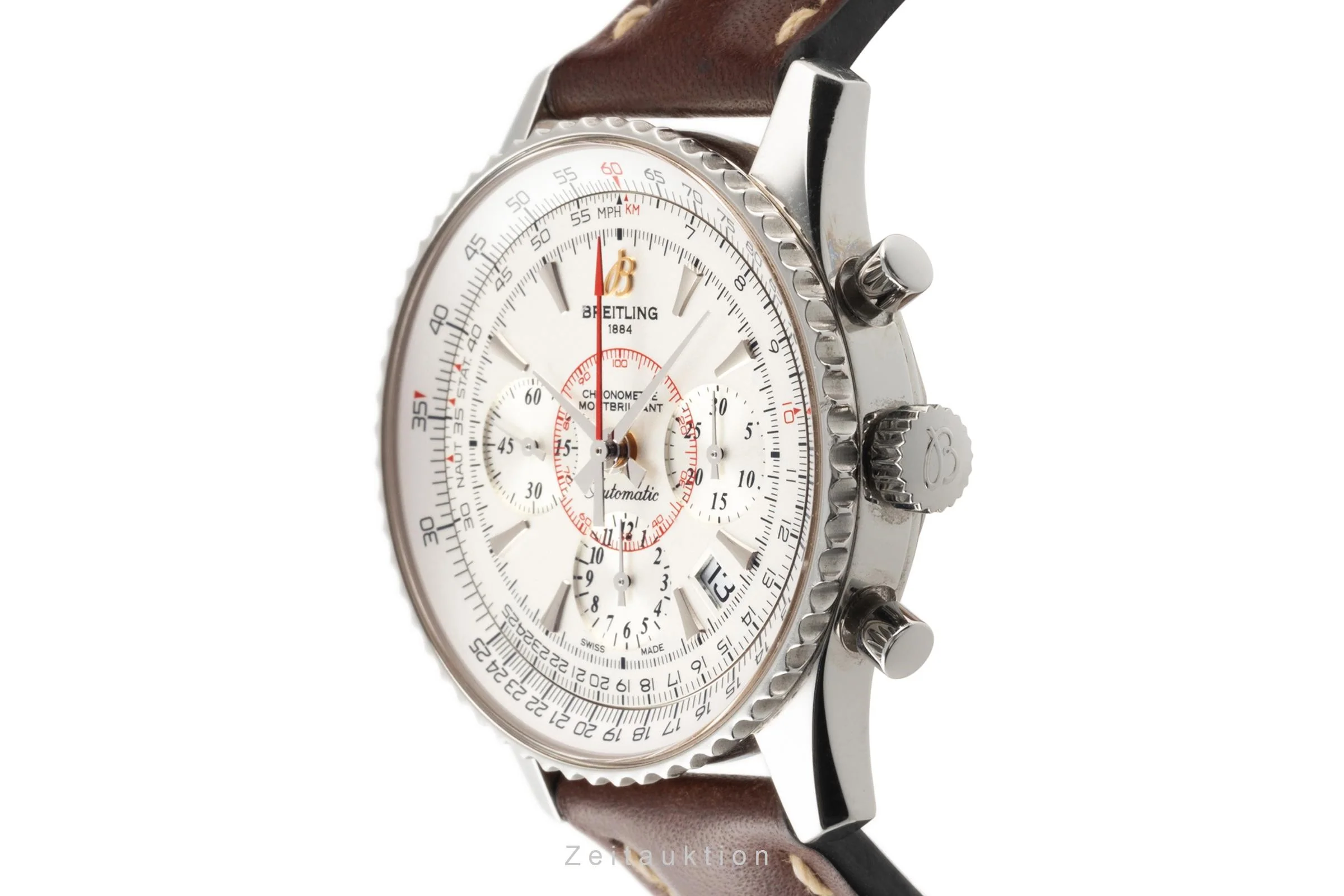 Breitling Montbrillant chronograph steel automatic men's watch AB0130  [2303722] - Image 6