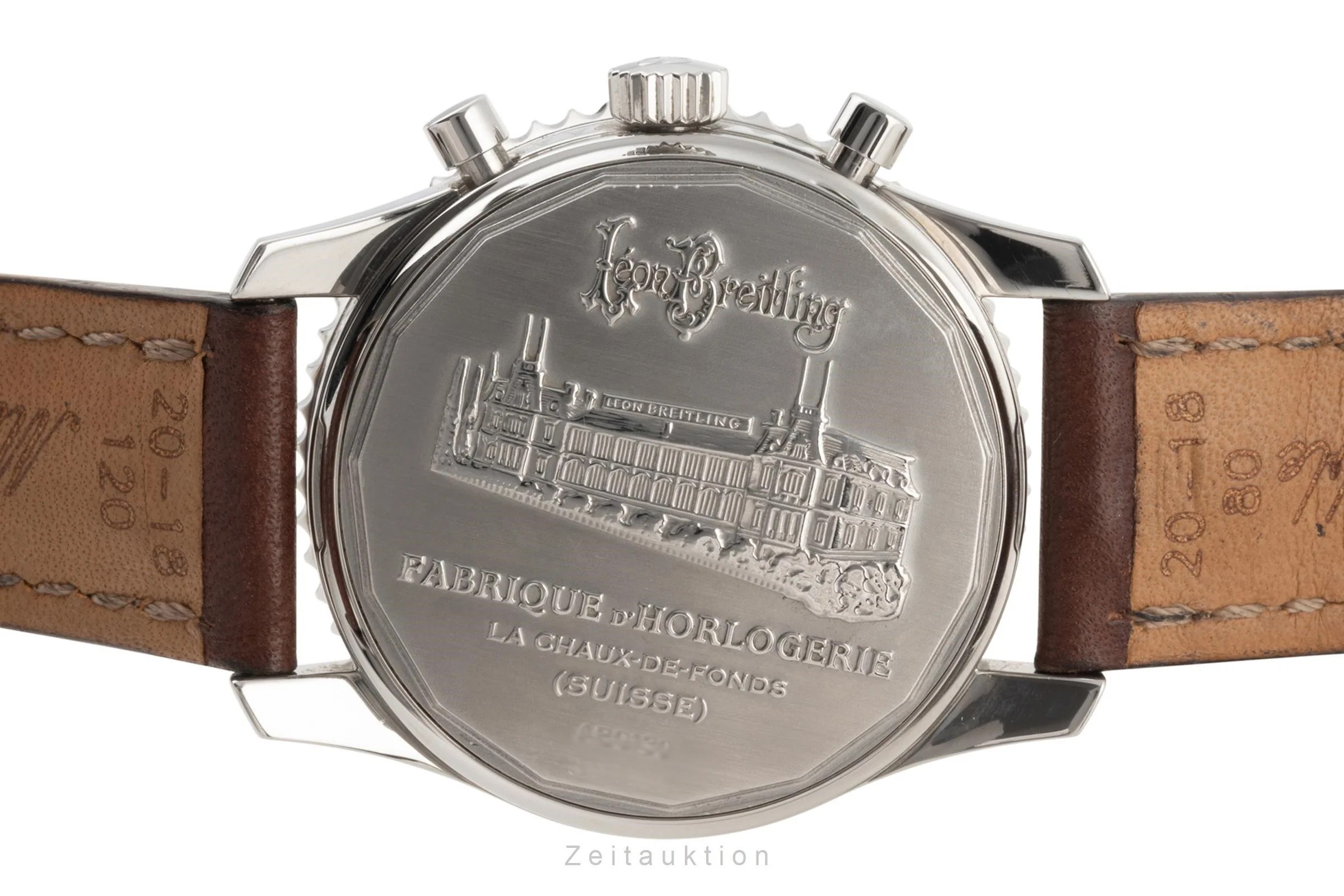 Breitling Montbrillant chronograph steel automatic men's watch AB0130  [2303722] - Image 9