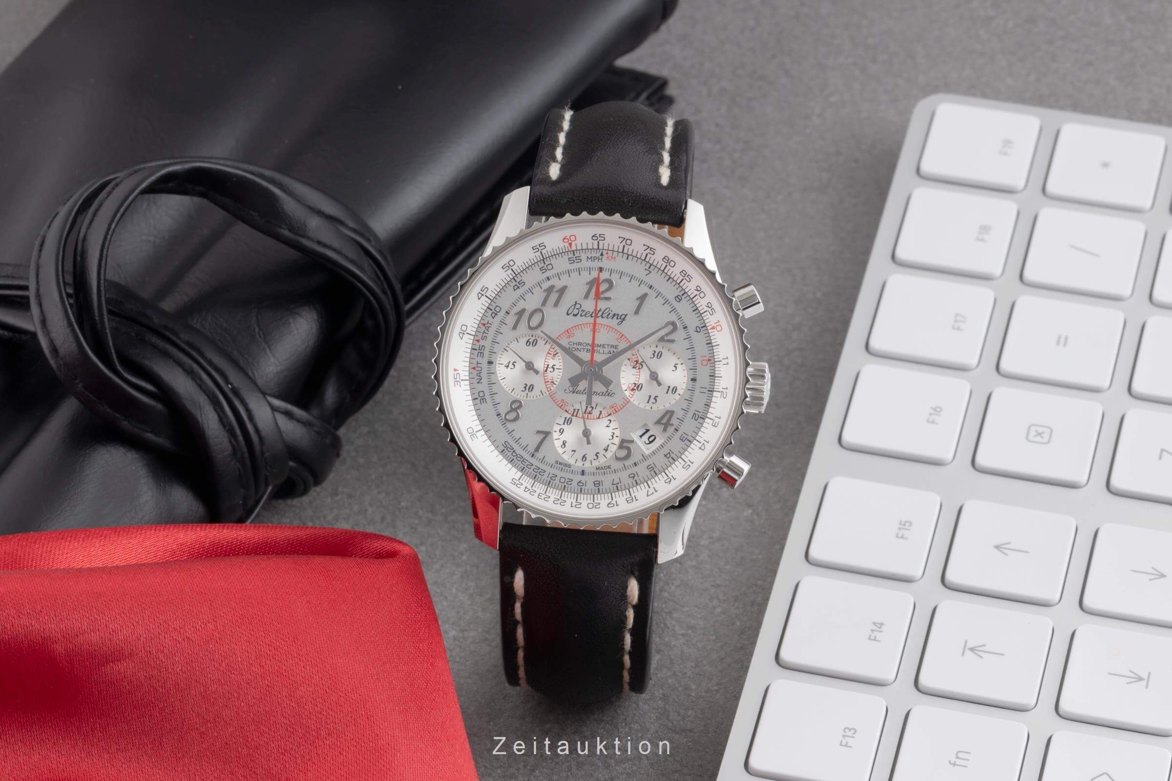 Breitling Montbrillant chronograph steel automatic men's watch AB013012/G735 LP: 8950EUR  [2500939] - Image 4