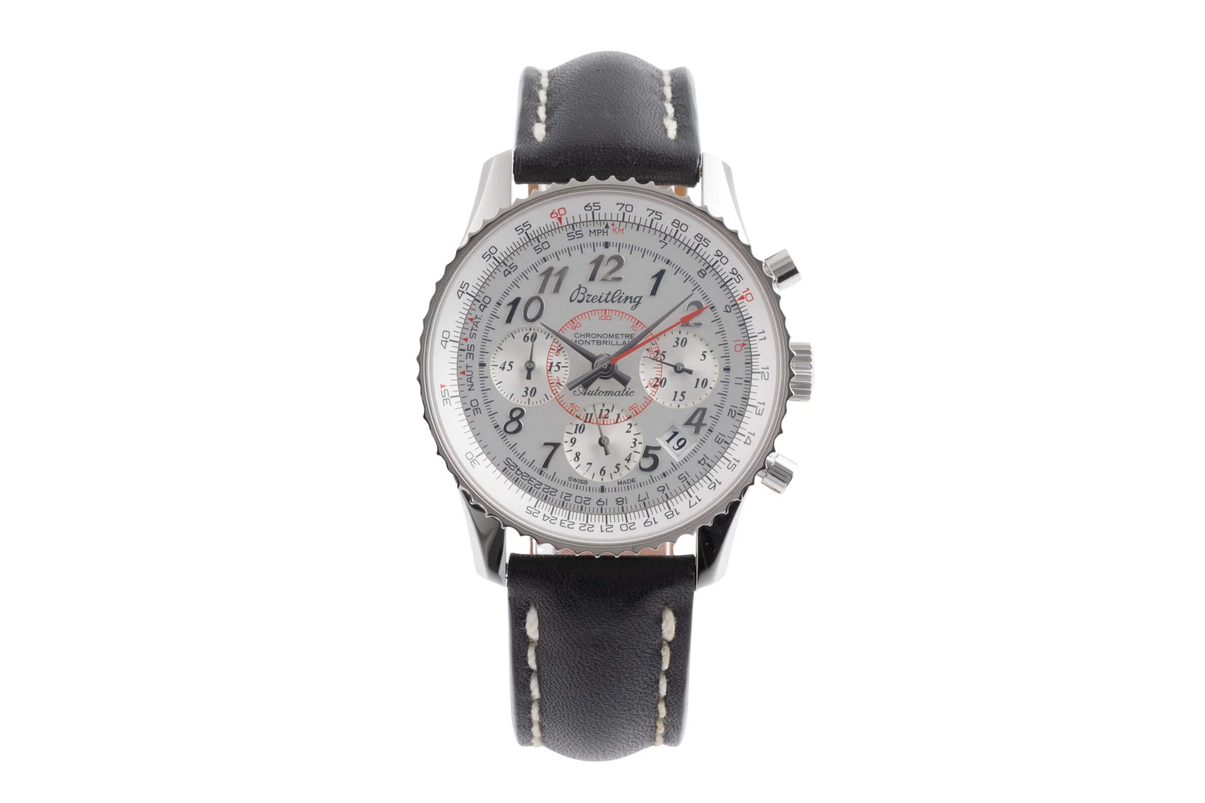 Breitling Montbrillant chronograph steel automatic men's watch AB013012/G735 LP: 8950EUR  [2500939] - Image 5