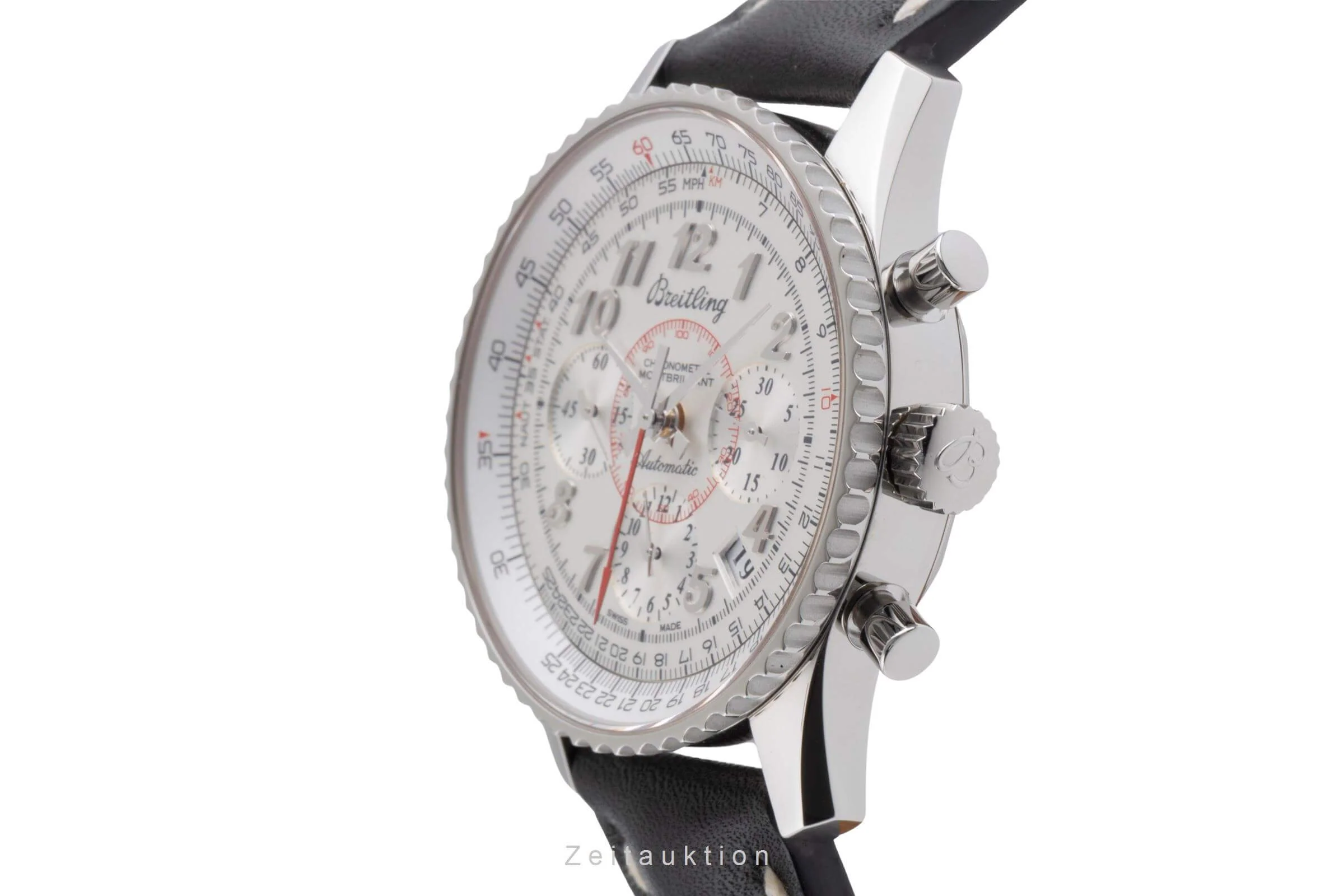 Breitling Montbrillant chronograph steel automatic men's watch AB013012/G735 LP: 8950EUR  [2500939] - Image 7