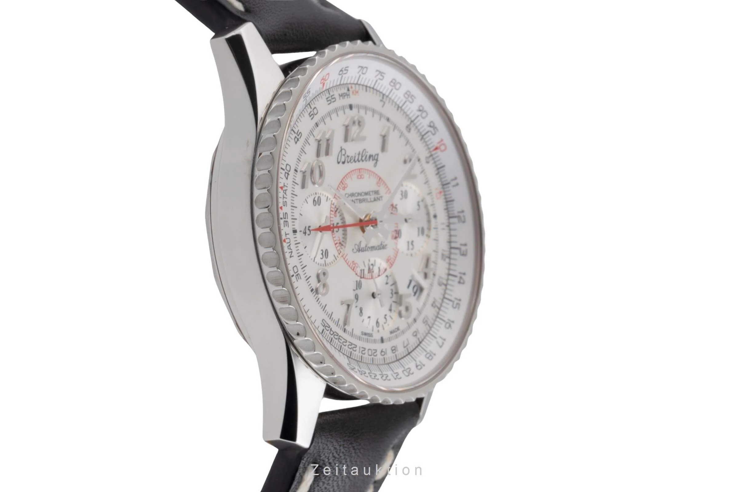 Breitling Montbrillant chronograph steel automatic men's watch AB013012/G735 LP: 8950EUR  [2500939] - Image 8