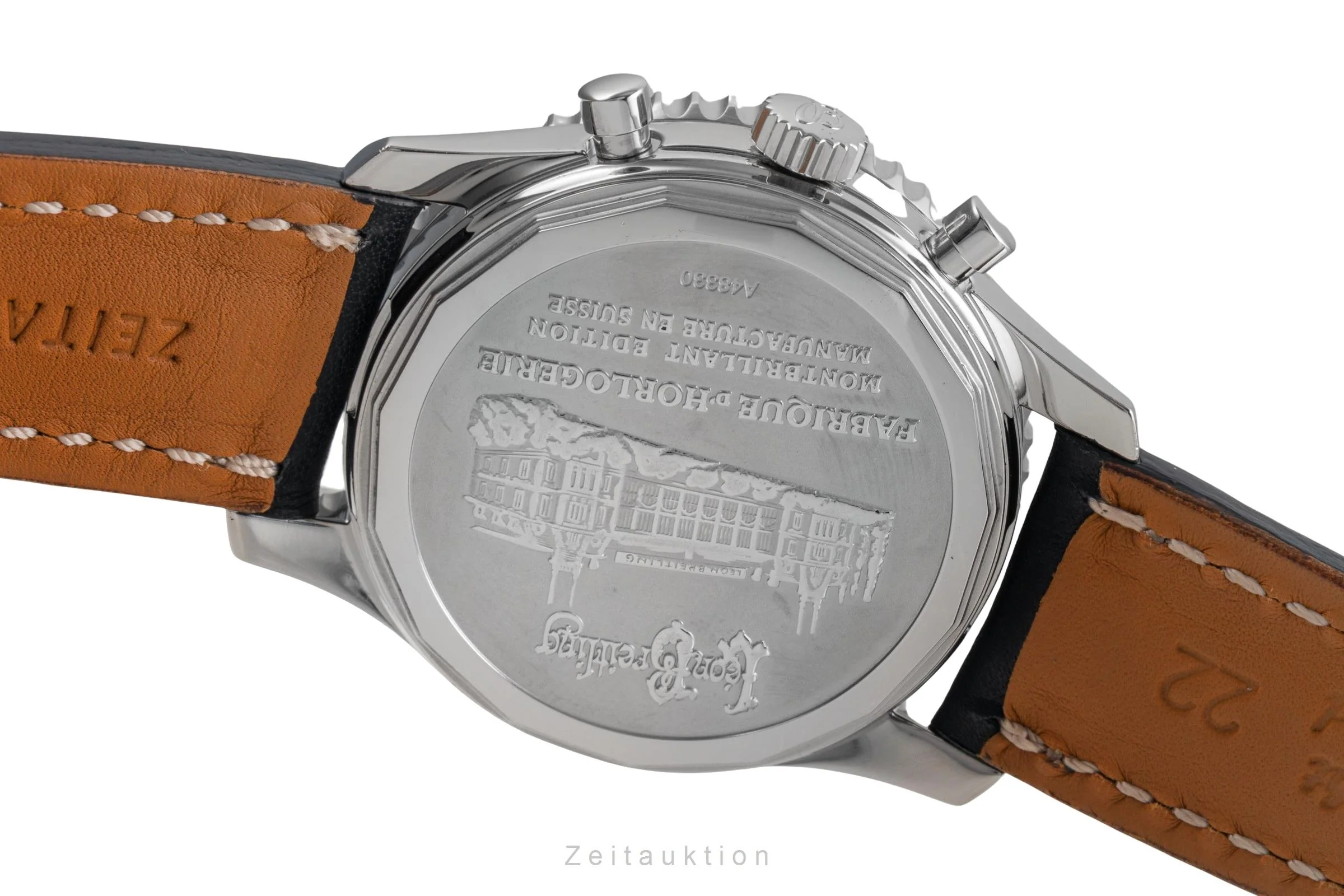 Breitling Montbrillant chronograph steel manual winding men's watch A48330  [2503627] - Image 12