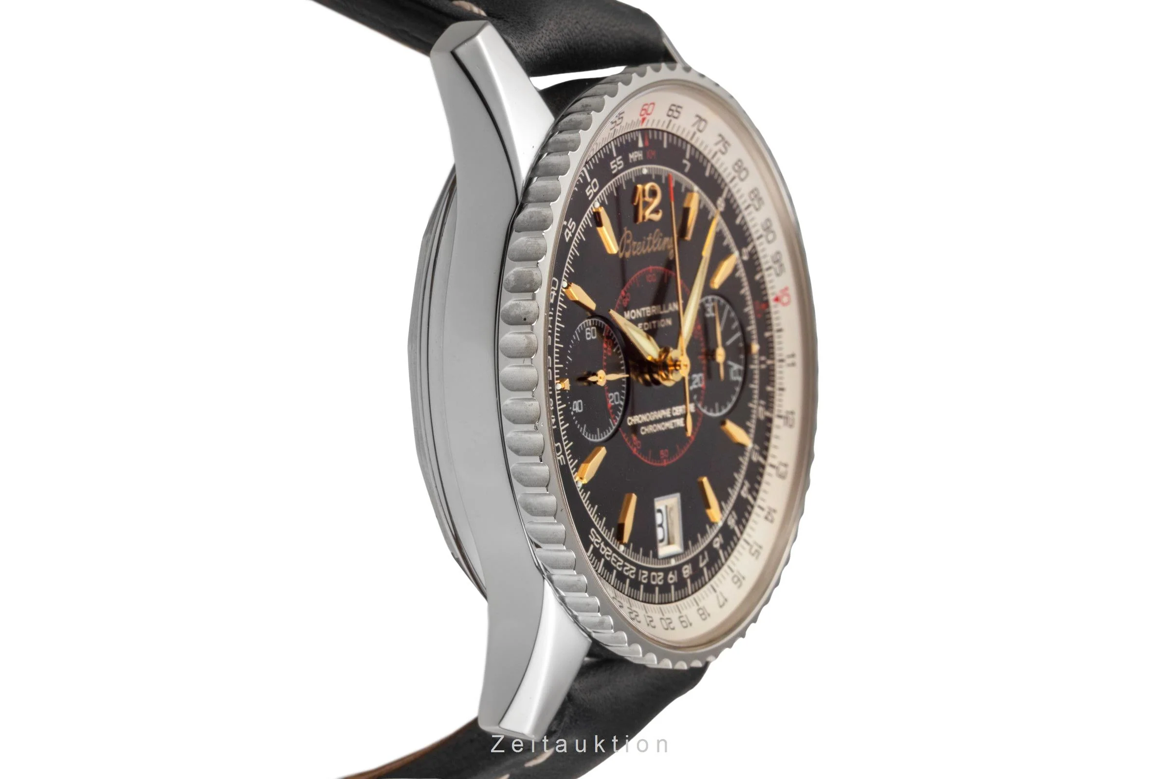 Breitling Montbrillant chronograph steel manual winding men's watch A48330  [2503627] - Image 8