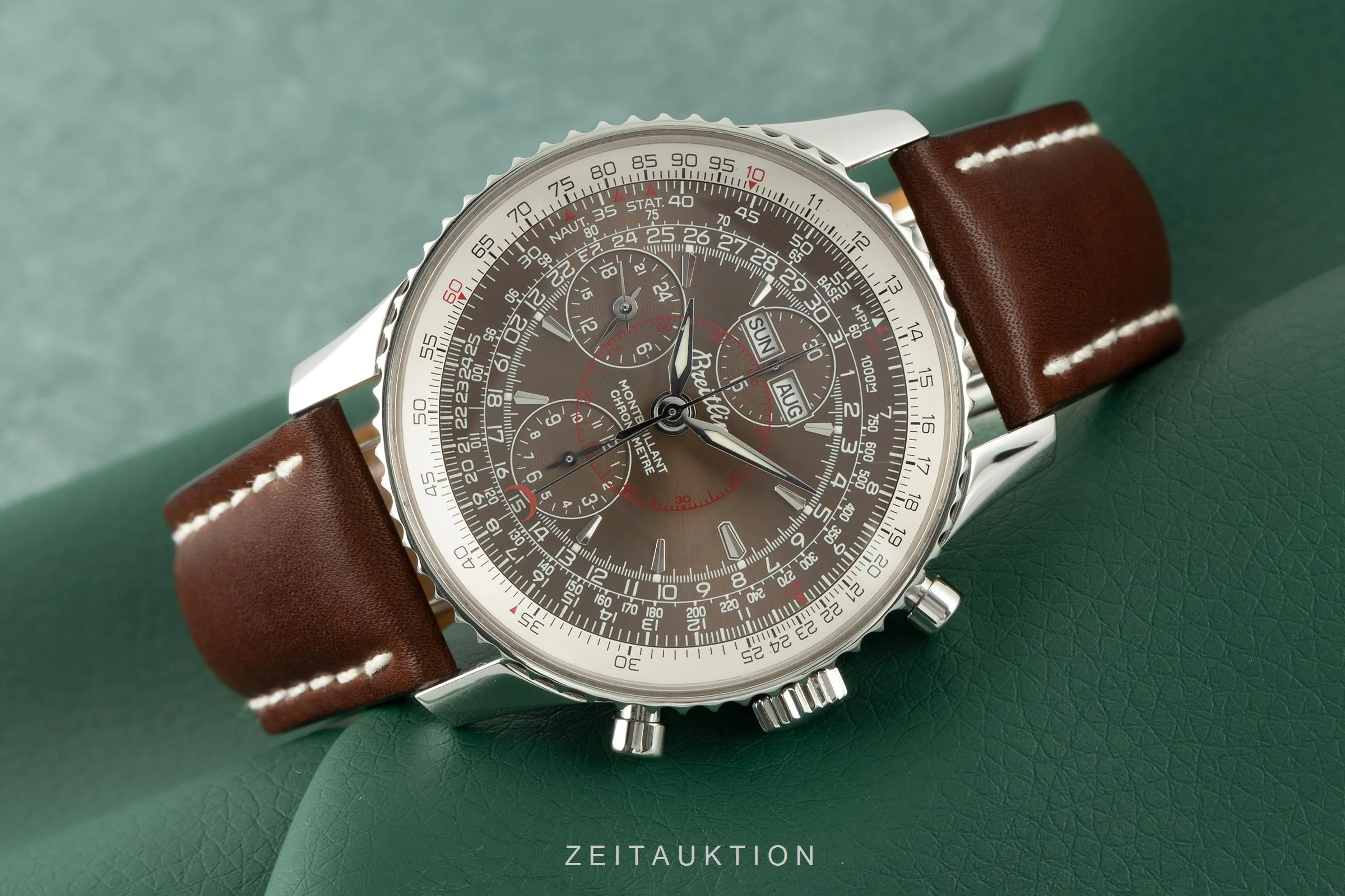 Breitling Montbrillant Datora  chronograph steel automatic men's watch A21330  [2106269] - Image 2