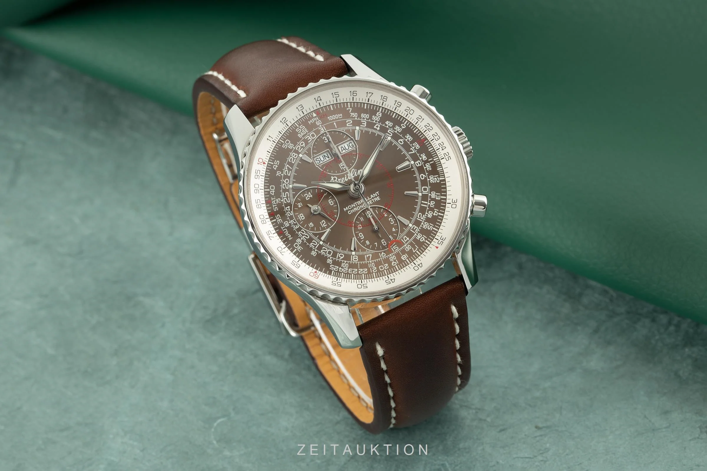 Breitling Montbrillant Datora  chronograph steel automatic men's watch A21330  [2106269] - Image 3