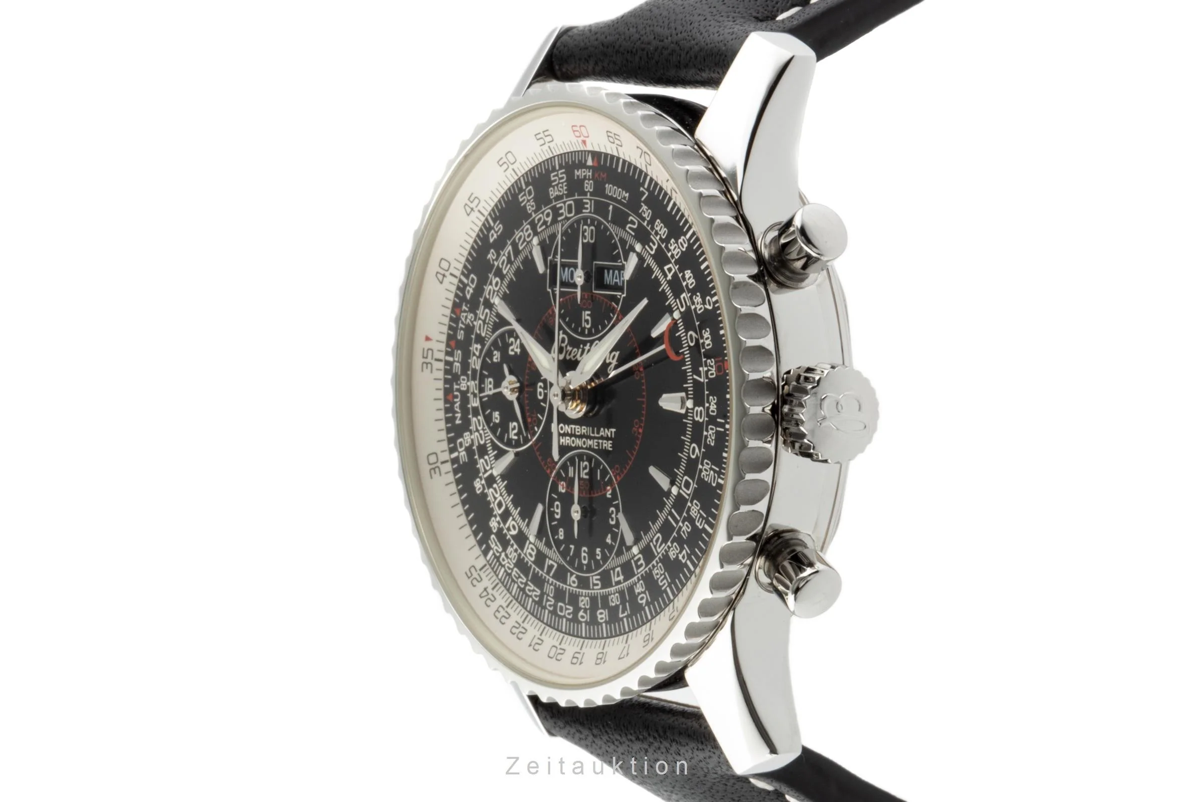 Breitling Montbrillant Datora  chronograph steel automatic men's watch A21330 LP: 5520EUR  [2300300] - Image 6