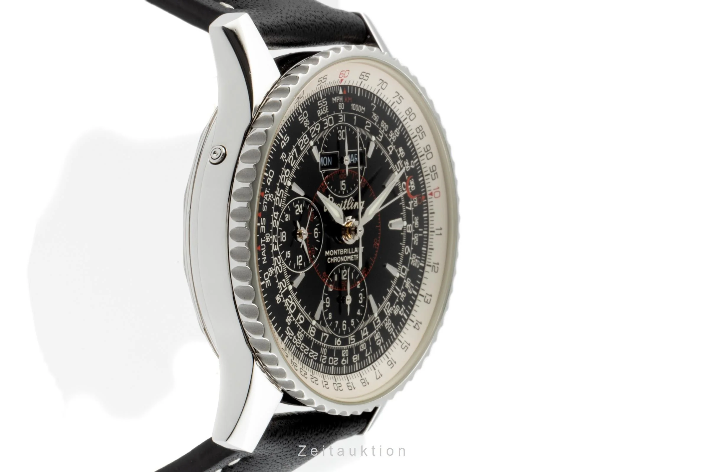 Breitling Montbrillant Datora  chronograph steel automatic men's watch A21330 LP: 5520EUR  [2300300] - Image 7