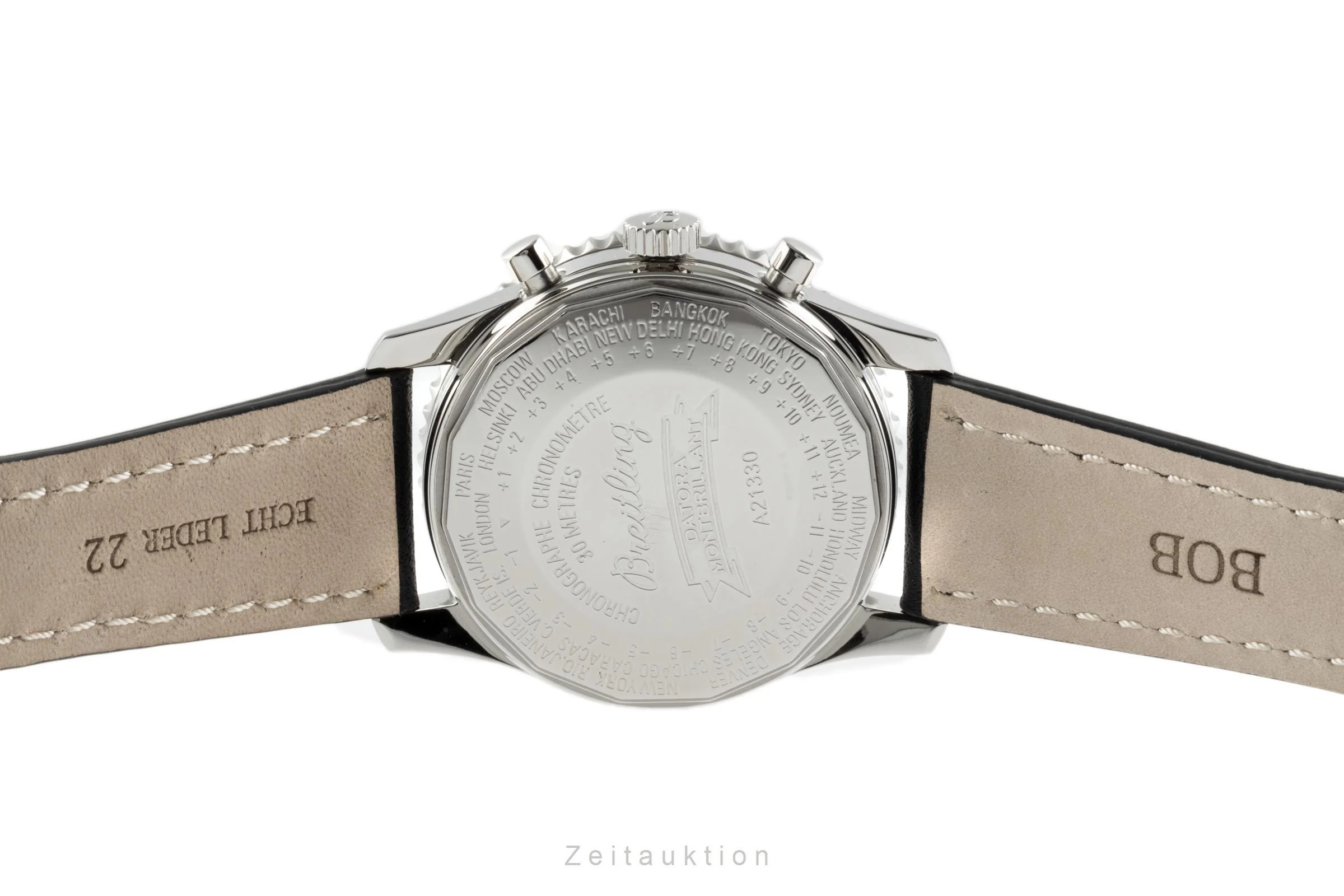 Breitling Montbrillant Datora  chronograph steel automatic men's watch A21330 LP: 5520EUR  [2300300] - Image 9