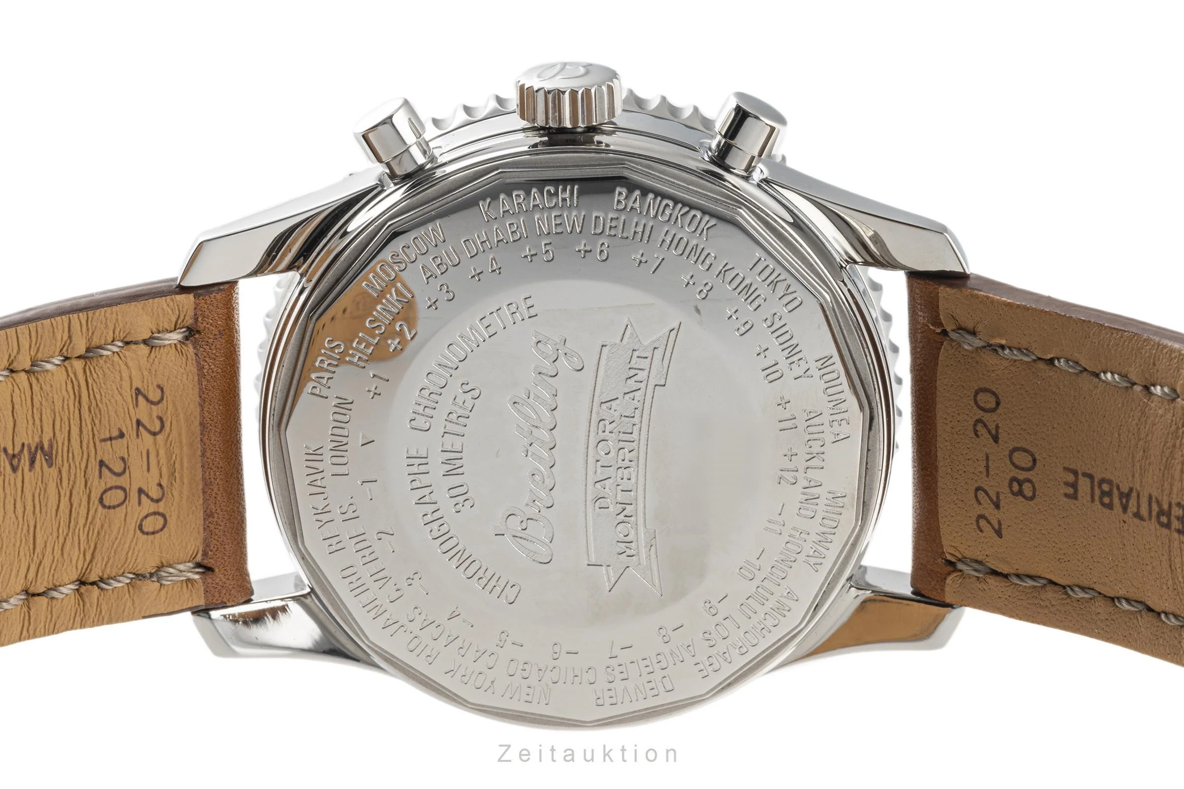 Breitling Montbrillant Datora  chronograph steel automatic men's watch A21330  [2302555] - Image 10