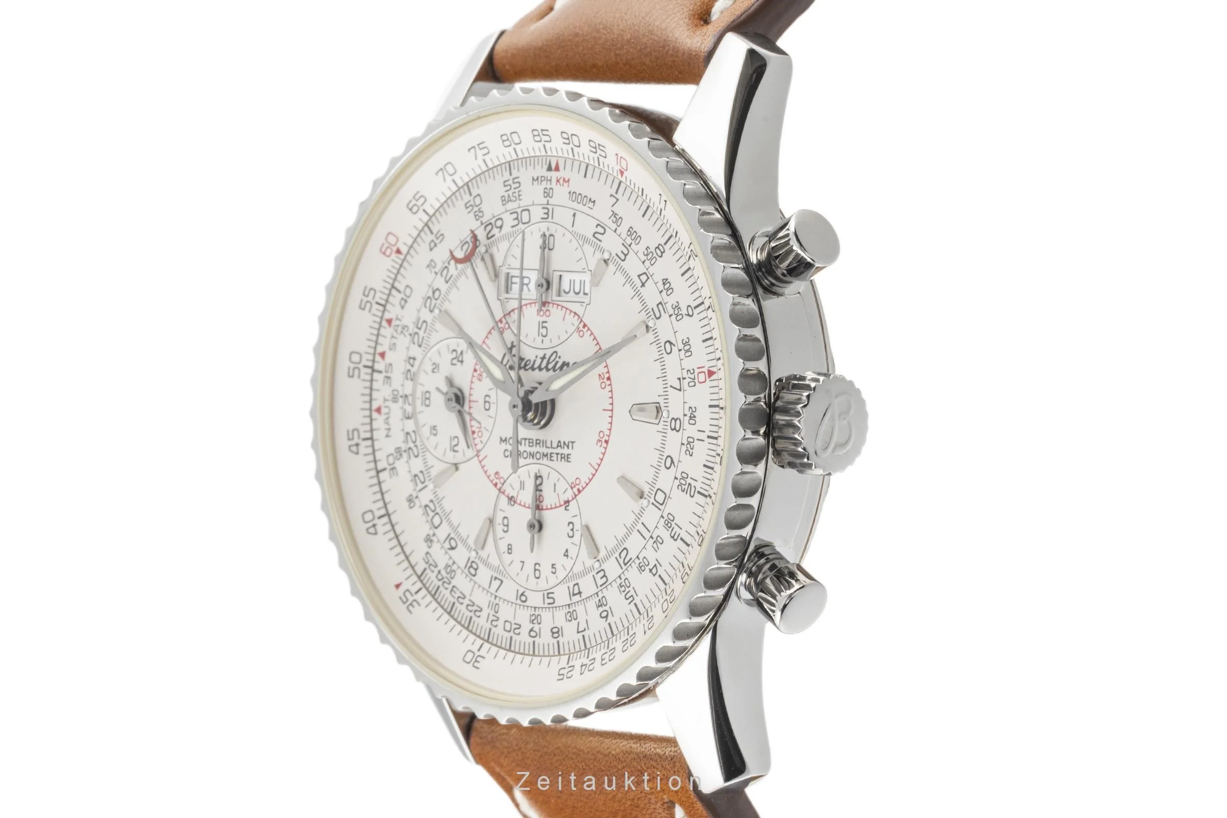 Breitling Montbrillant Datora  chronograph steel automatic men's watch A21330  [2302555] - Image 6