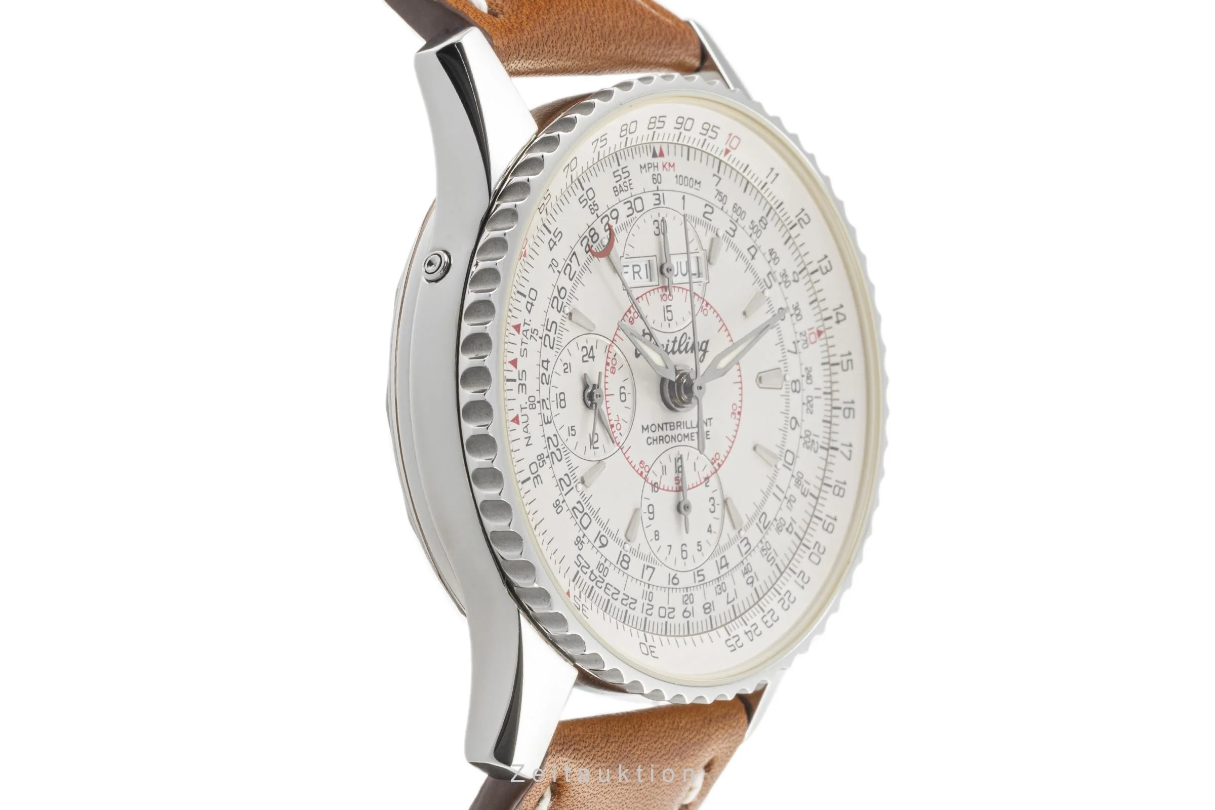Breitling Montbrillant Datora  chronograph steel automatic men's watch A21330  [2302555] - Image 7