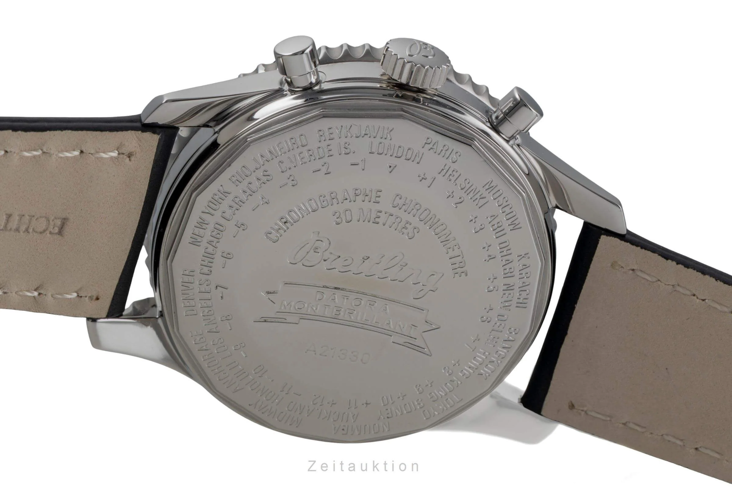 Breitling Montbrillant Datora  chronograph steel automatic men's watch A21330  [2501379] - Image 11