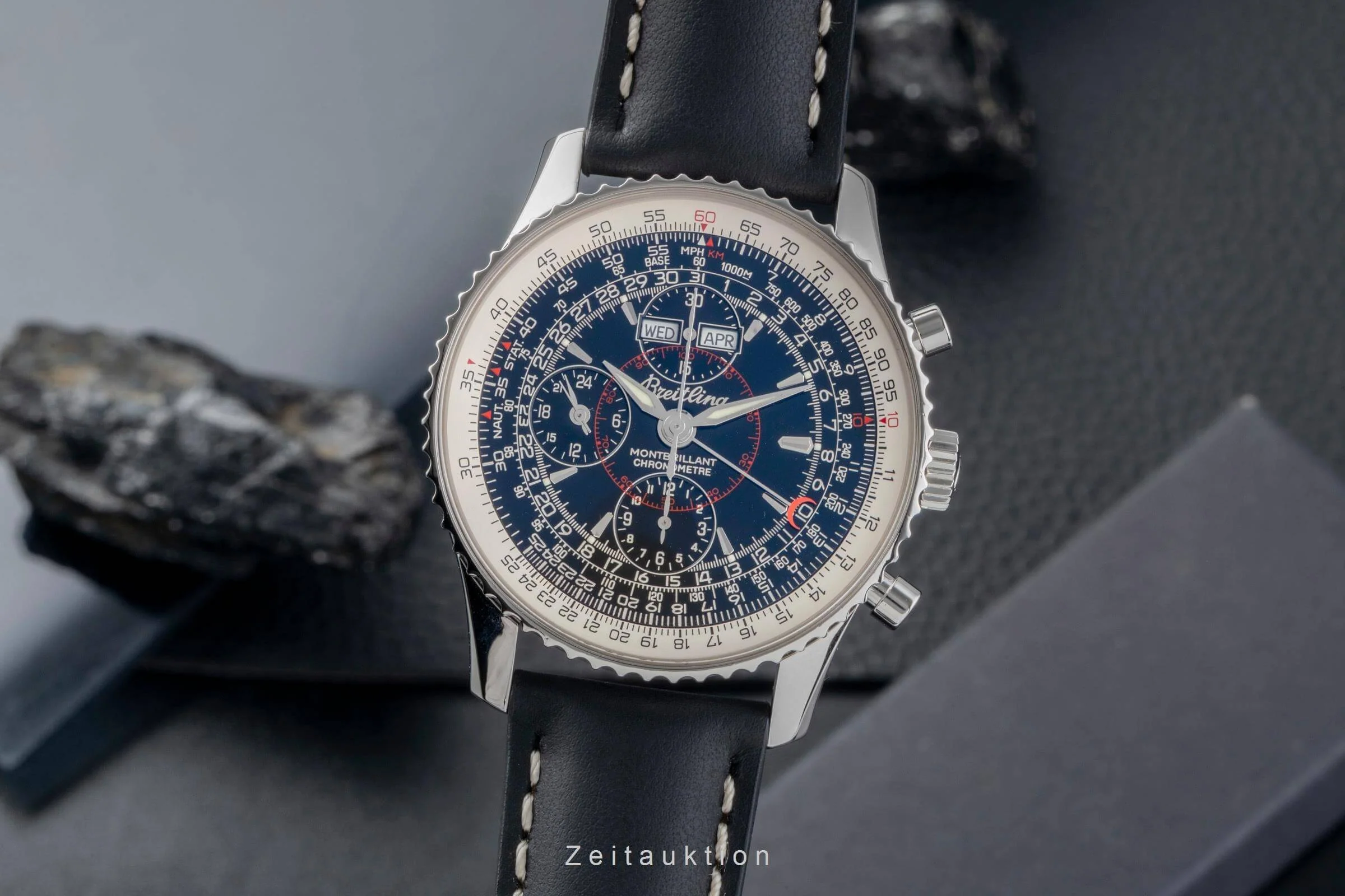 Breitling Montbrillant Datora  chronograph steel automatic men's watch A21330  [2501379] - Image 2
