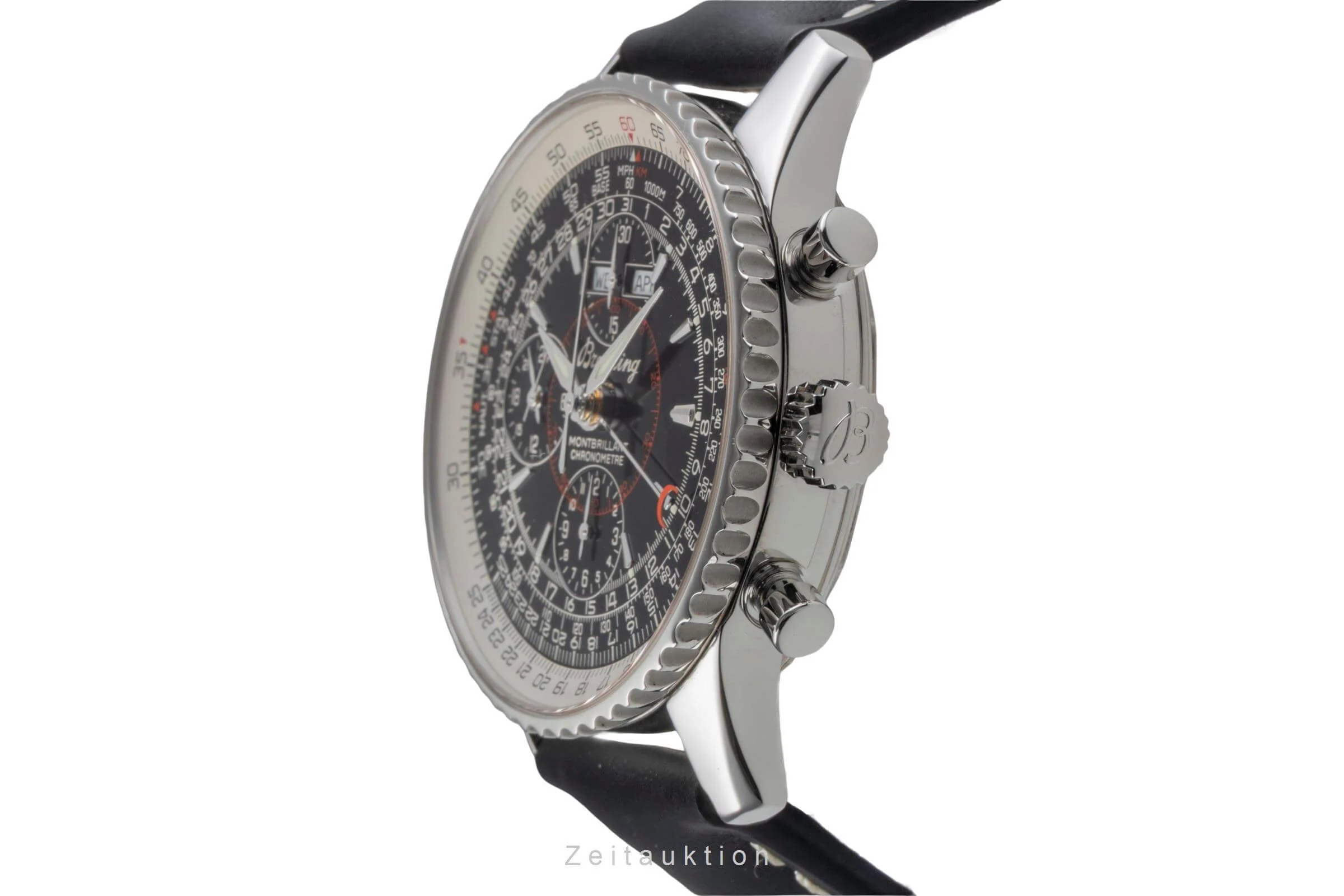 Breitling Montbrillant Datora  chronograph steel automatic men's watch A21330  [2501379] - Image 7