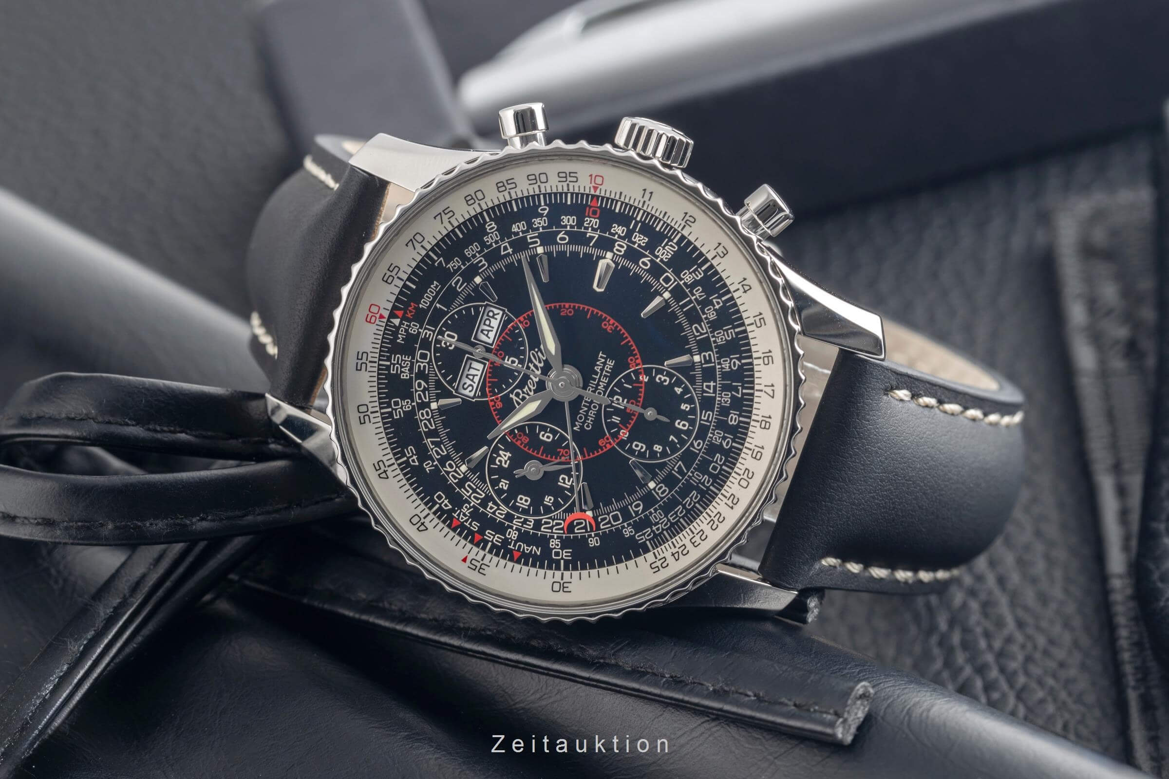 Breitling Montbrillant Datora  chronograph steel automatic men's watch A21330  [2501820] - Image 3