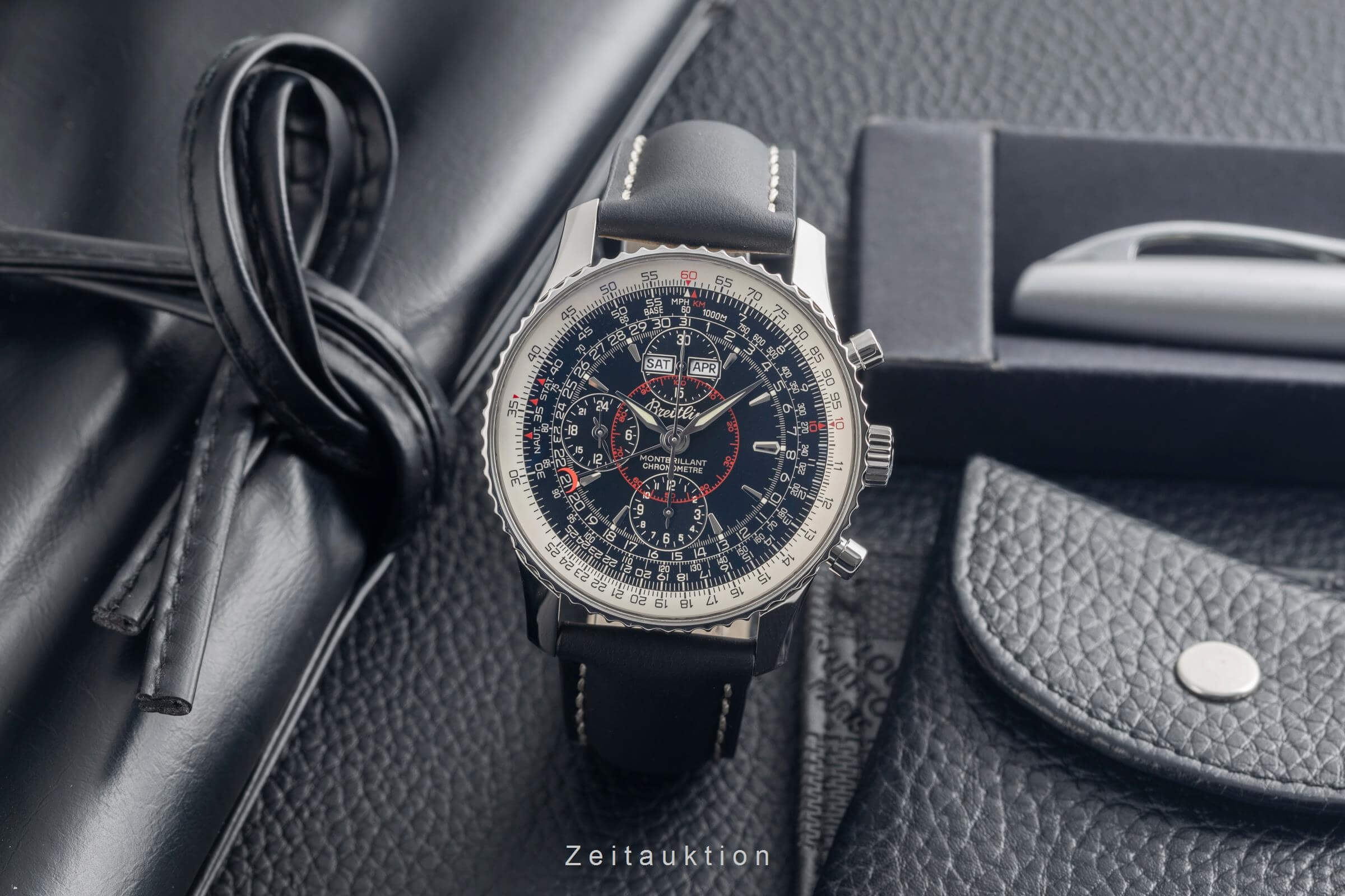 Breitling Montbrillant Datora  chronograph steel automatic men's watch A21330  [2501820] - Image 4