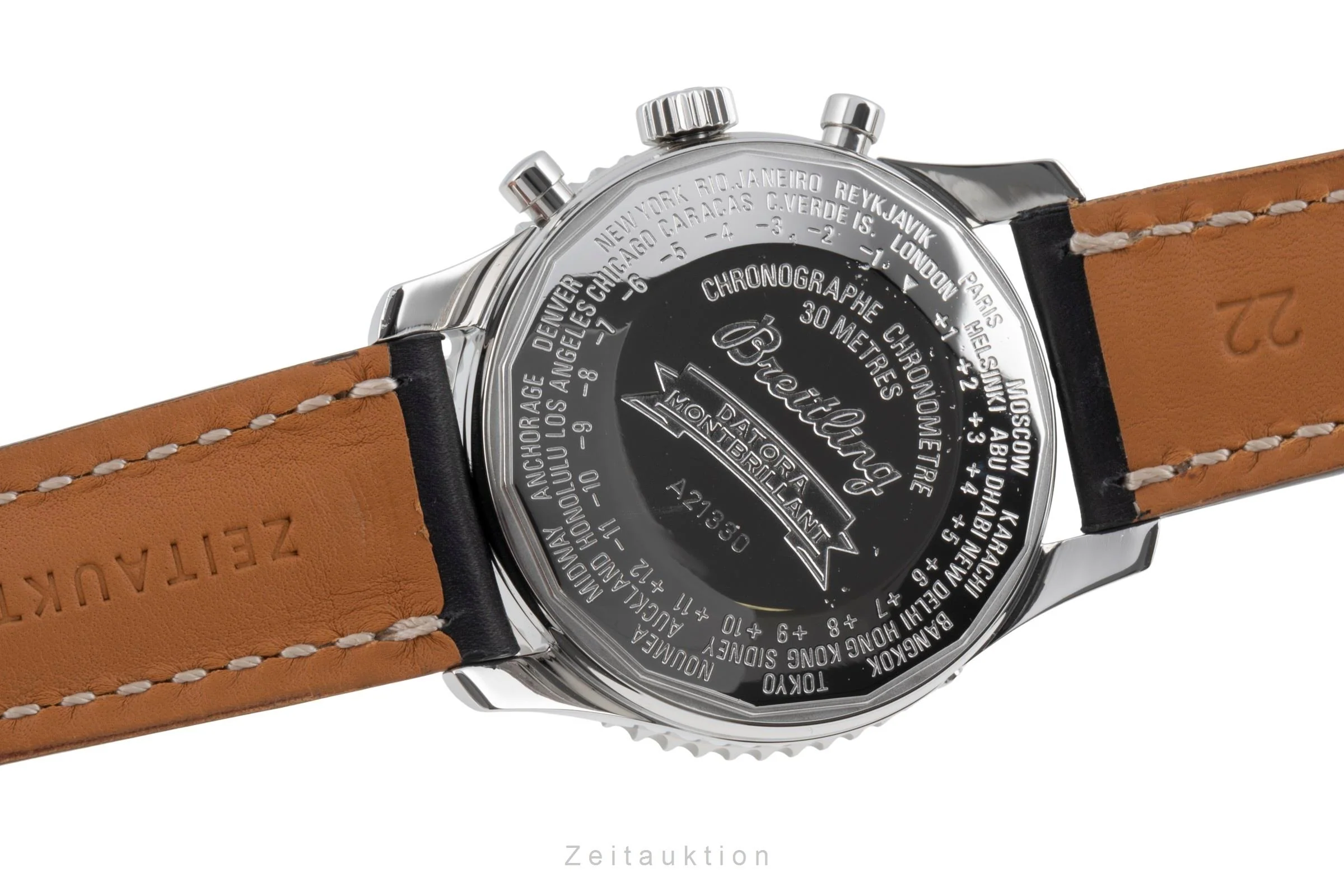 Breitling Montbrillant Datora  chronograph steel automatic men's watch A21330  [2504813] - Image 12