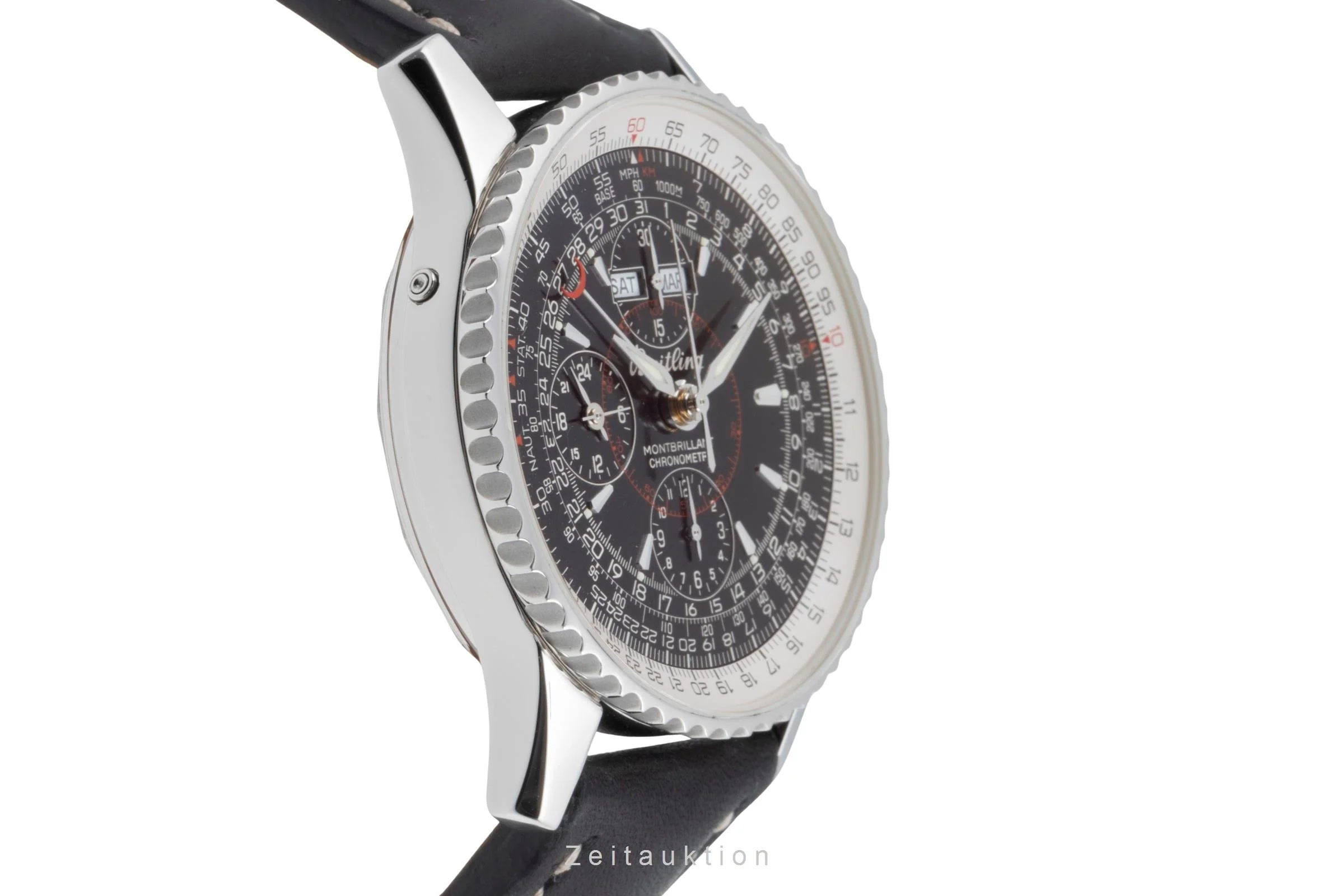 Breitling Montbrillant Datora  chronograph steel automatic men's watch A21330  [2504813] - Image 8