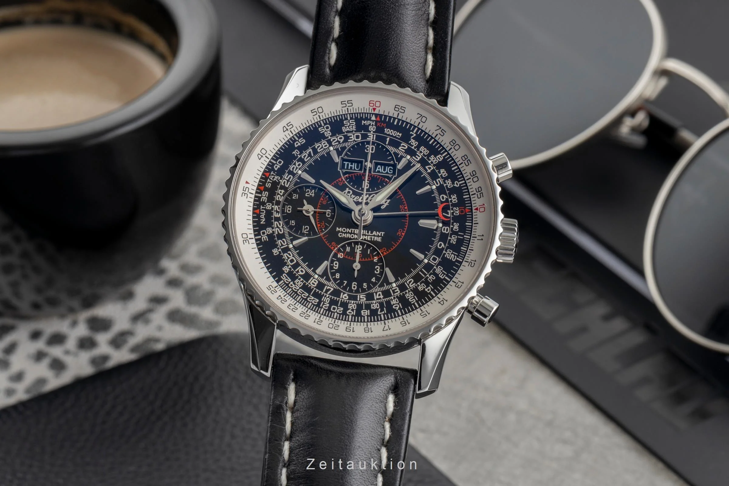Breitling Montbrillant Datora  chronograph steel automatic men's watch A21330/A213B71WBD  [2504477] - Image 2