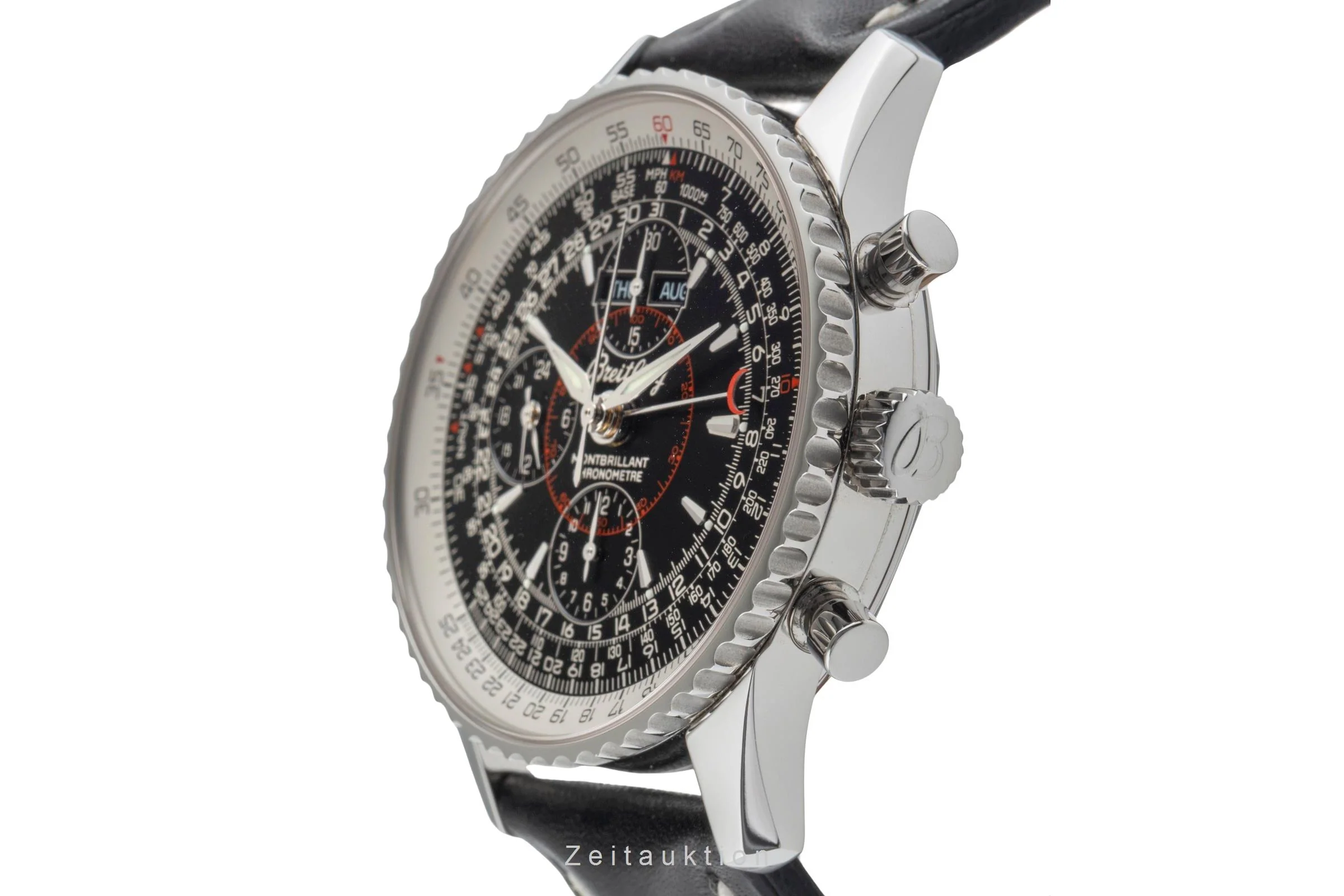 Breitling Montbrillant Datora  chronograph steel automatic men's watch A21330/A213B71WBD  [2504477] - Image 7