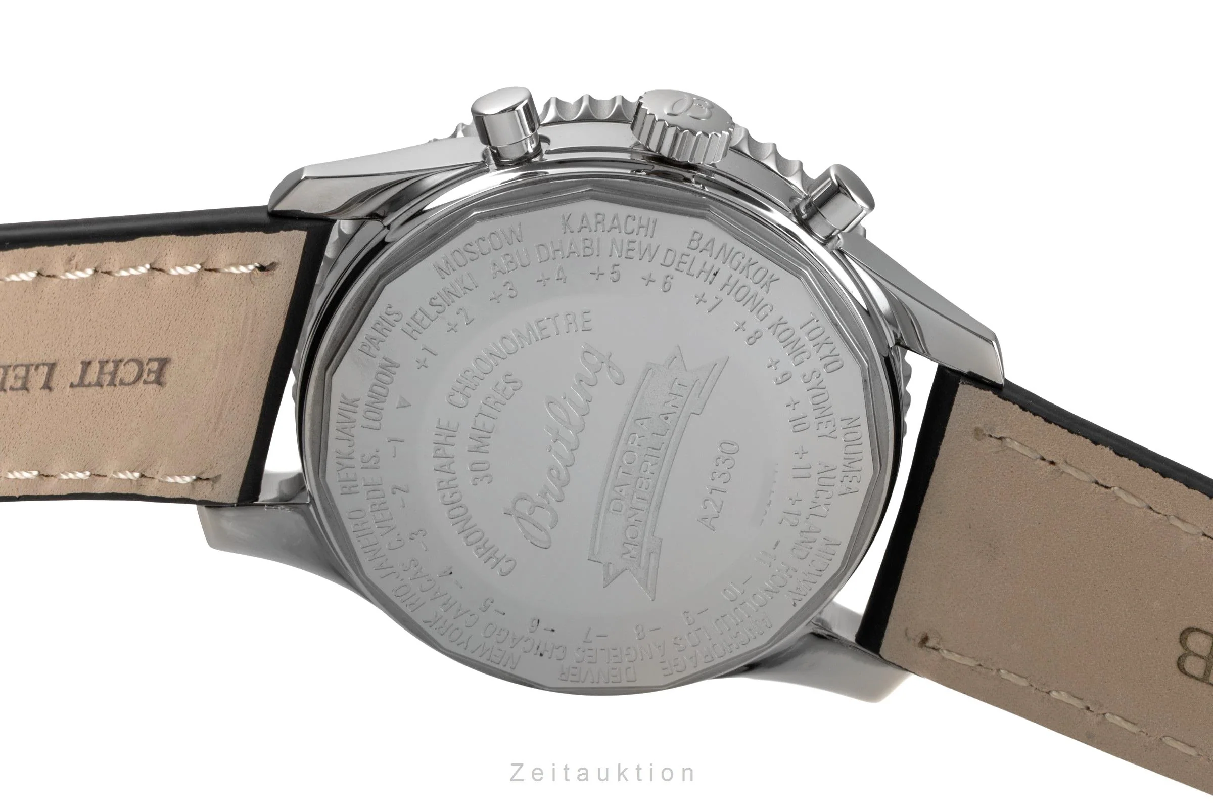Breitling Montbrillant Datora  chronograph steel automatic men's watch A21330 A213G18NP  [2502993] - Image 14