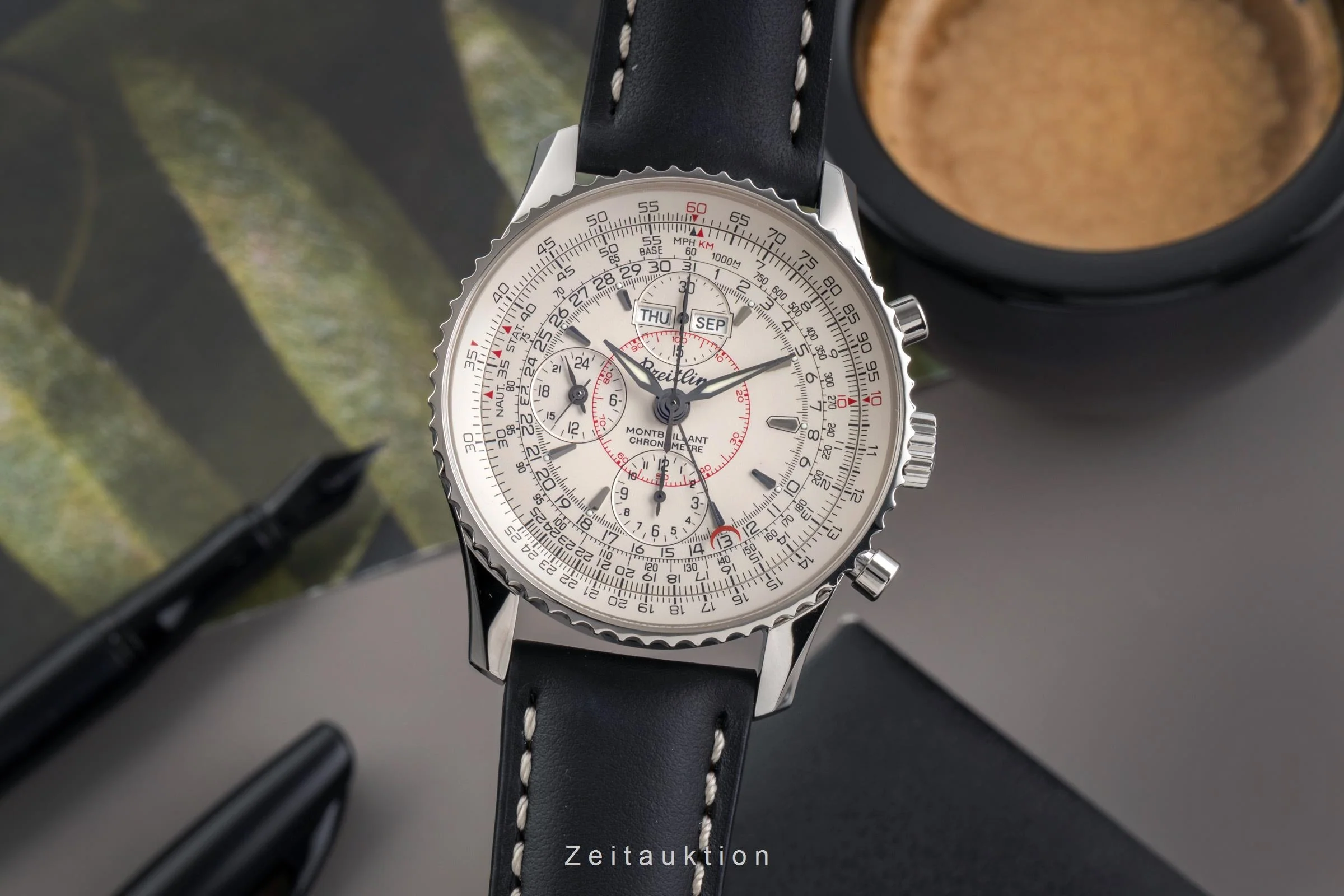 Breitling Montbrillant Datora  chronograph steel automatic men's watch A21330 A213G18NP  [2502993] - Image 2