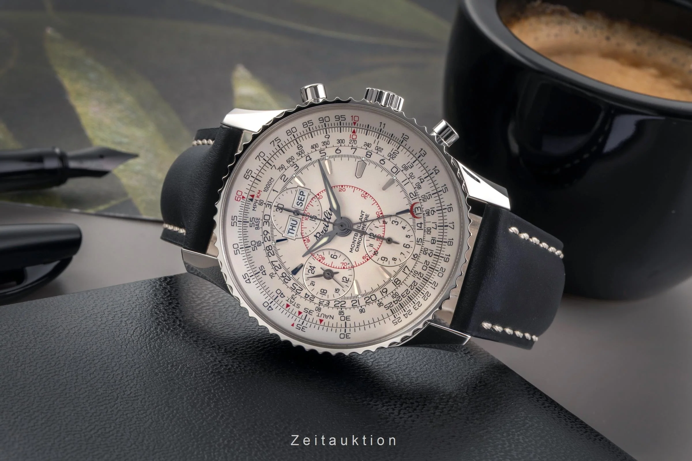 Breitling Montbrillant Datora  chronograph steel automatic men's watch A21330 A213G18NP  [2502993] - Image 3