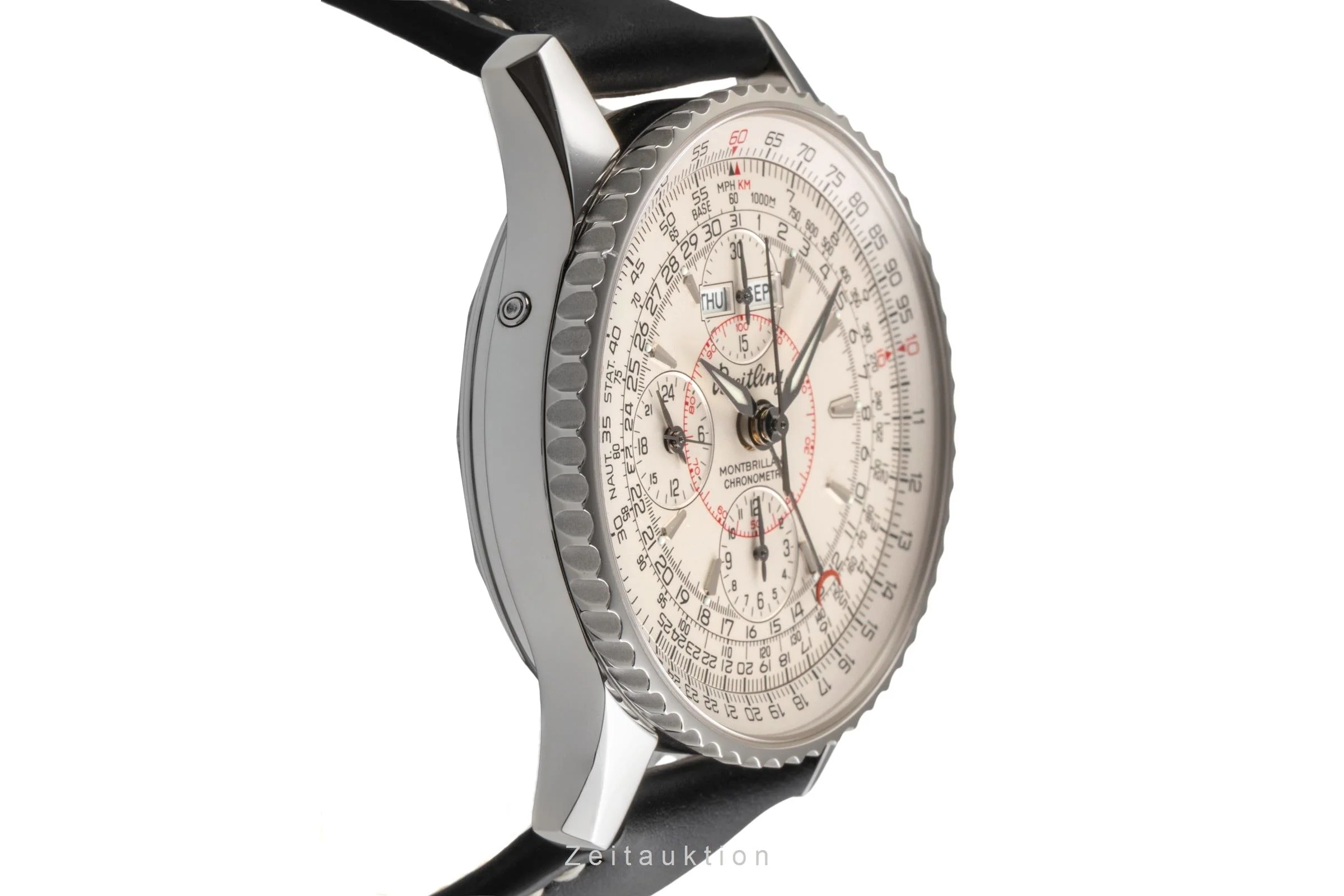 Breitling Montbrillant Datora  chronograph steel automatic men's watch A21330 A213G18NP  [2502993] - Image 8