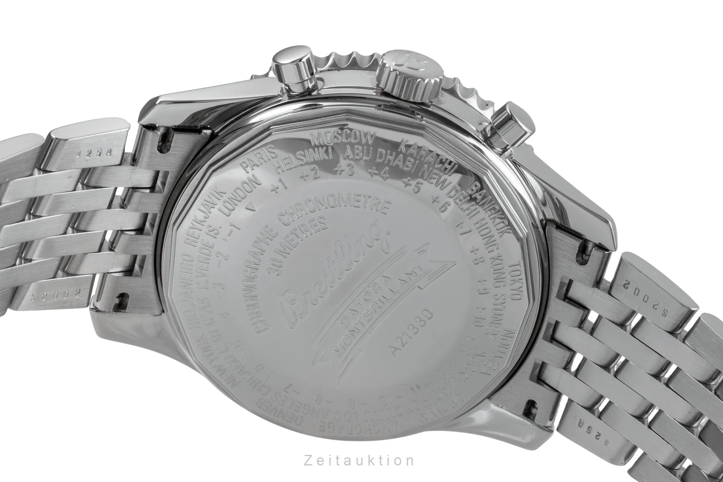 Breitling Montbrillant Datora  chronograph steel automatic men's watch A21330  A213G18NP  [2503295] - Image 12