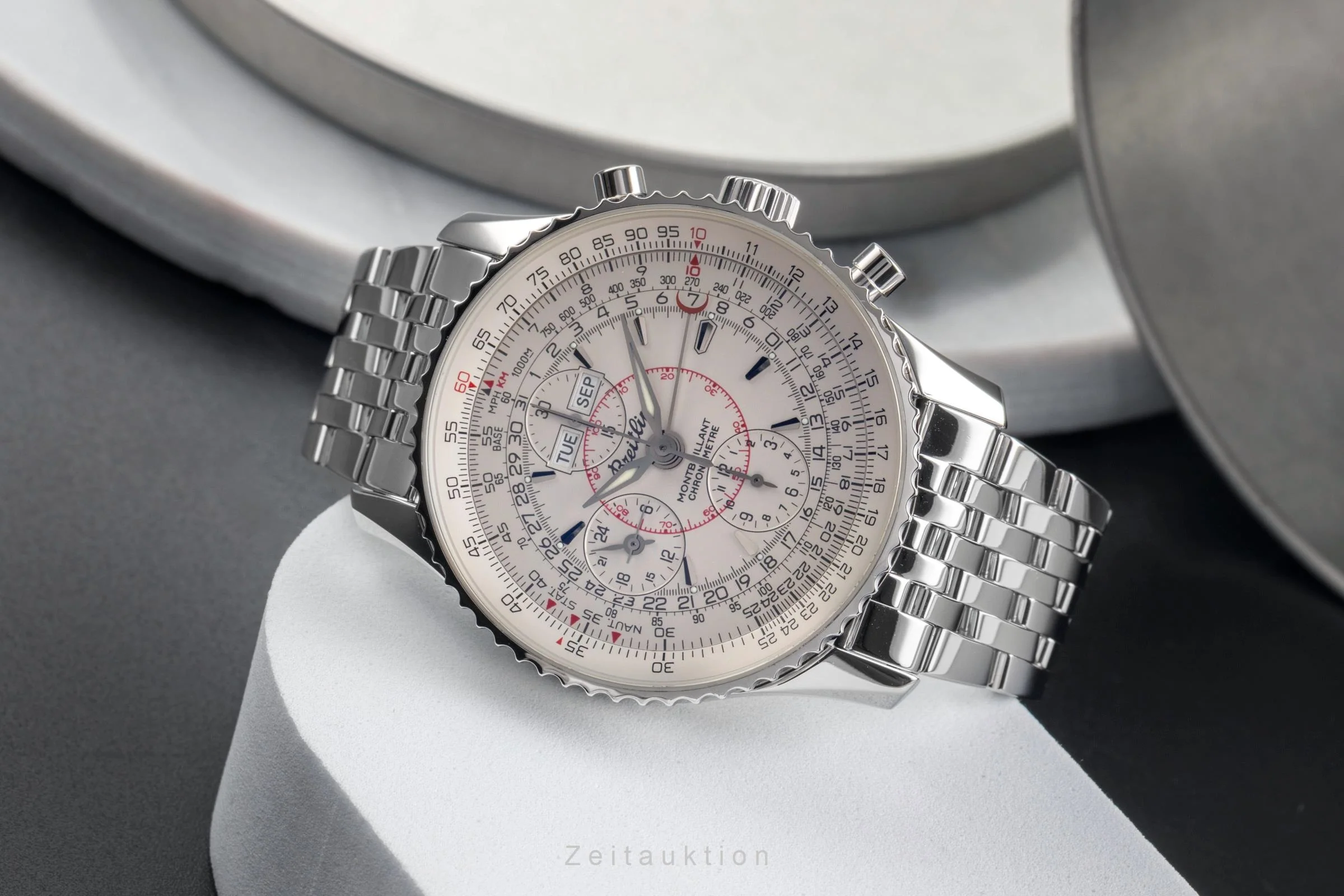 Breitling Montbrillant Datora  chronograph steel automatic men's watch A21330  A213G18NP  [2503295] - Image 3