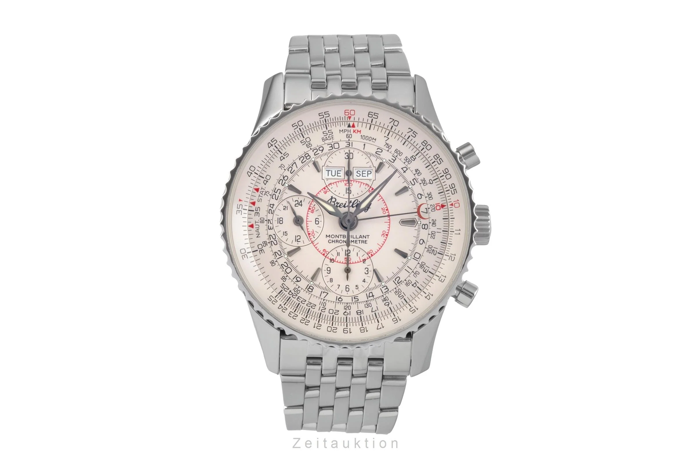 Breitling Montbrillant Datora  chronograph steel automatic men's watch A21330  A213G18NP  [2503295] - Image 5