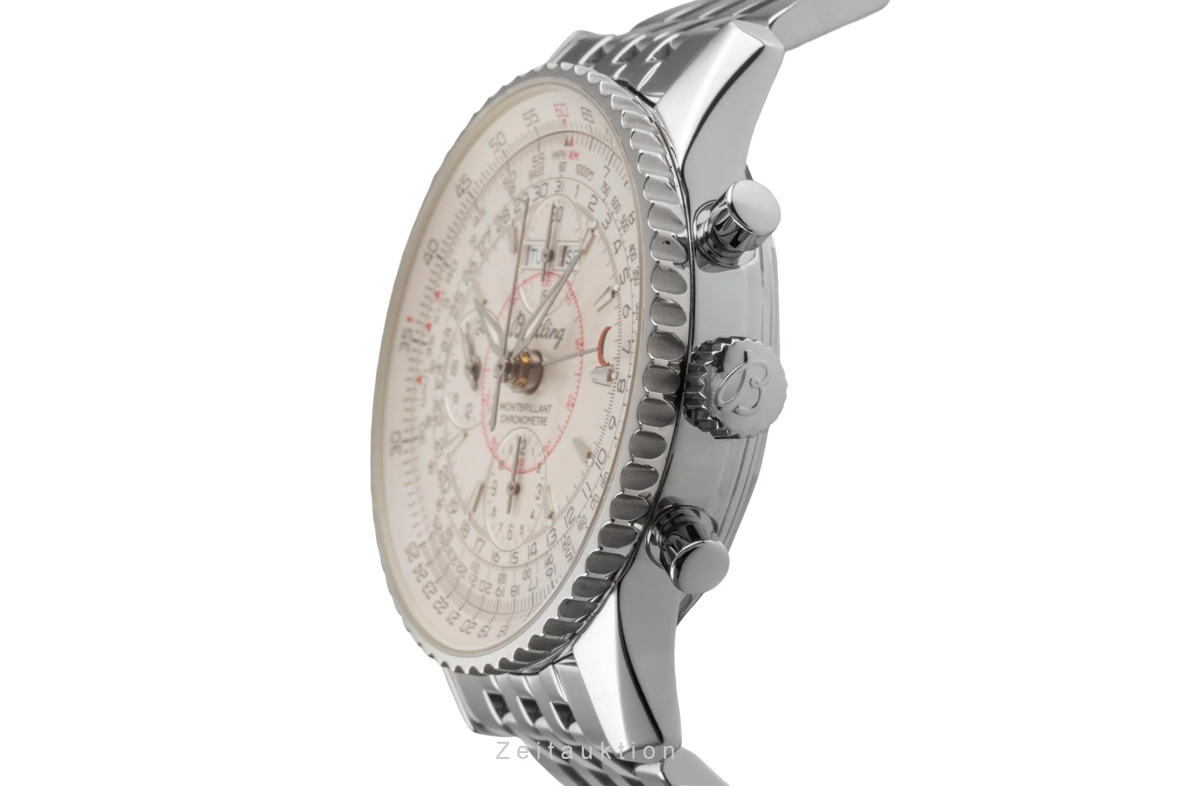Breitling Montbrillant Datora  chronograph steel automatic men's watch A21330  A213G18NP  [2503295] - Image 7