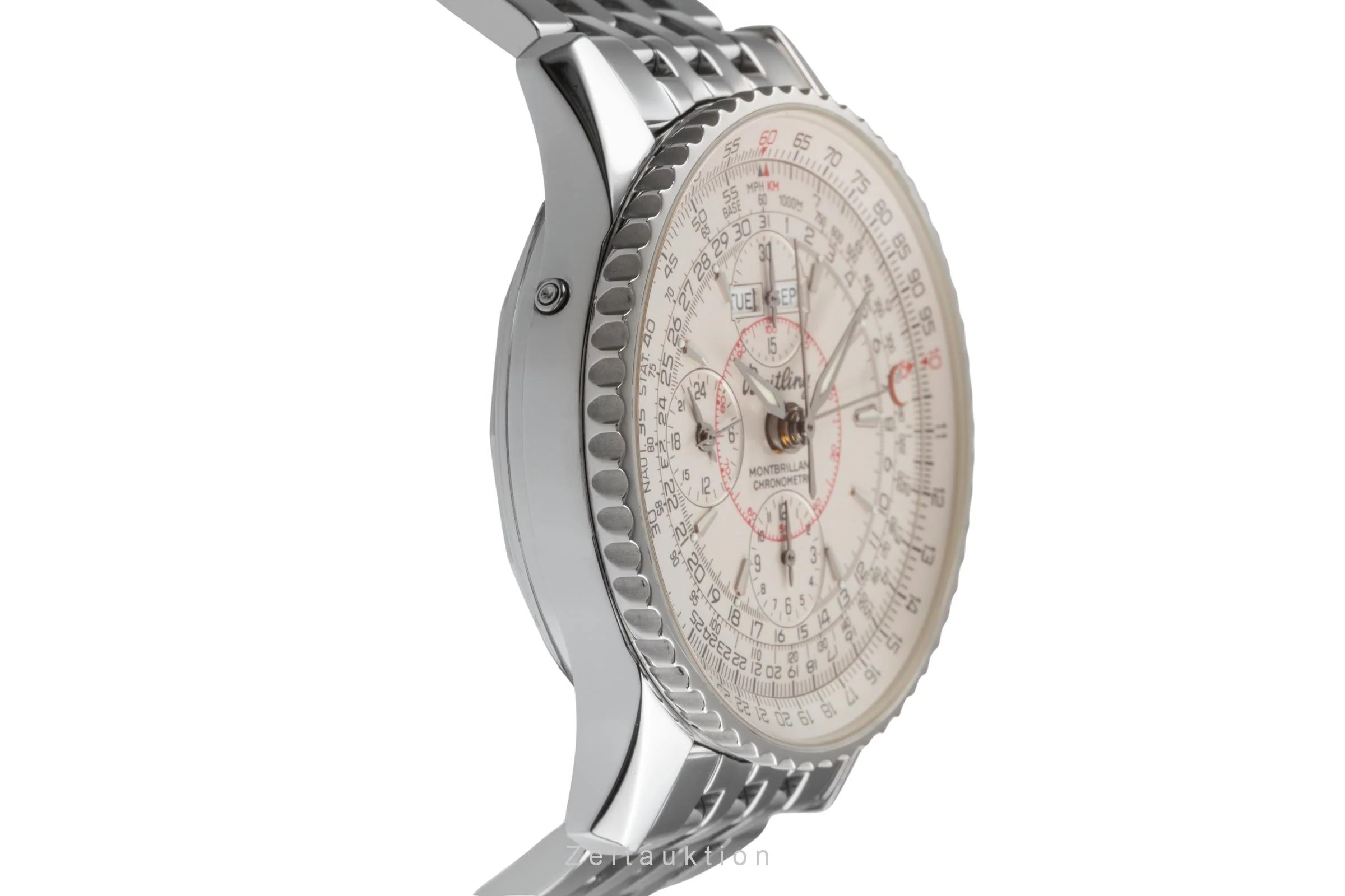 Breitling Montbrillant Datora  chronograph steel automatic men's watch A21330  A213G18NP  [2503295] - Image 8
