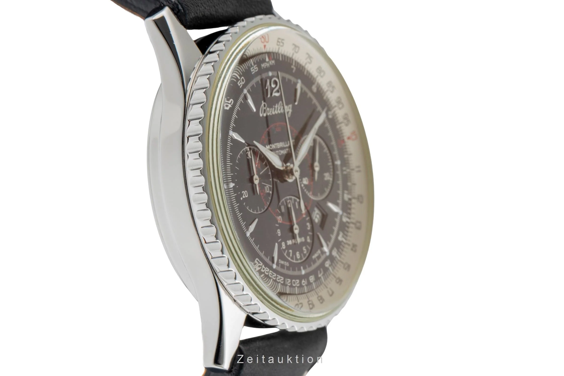 Breitling Montbrillant steel automatic men's watch A41030  [2503634] - Image 8