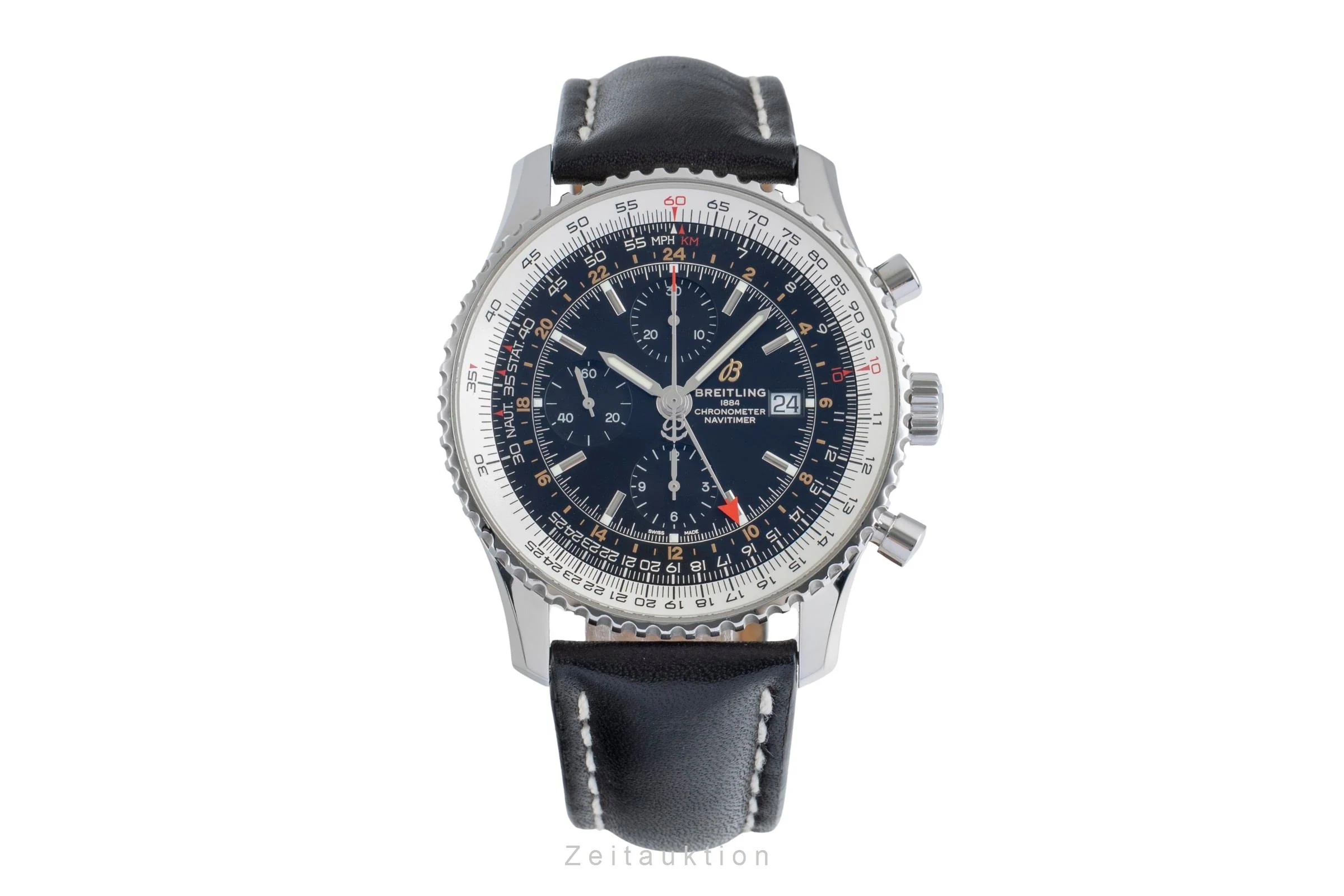 Breitling Navitimer 01 46 chronograph steel automatic men's watch A24322 121B2A1  [2505351] - Image 5