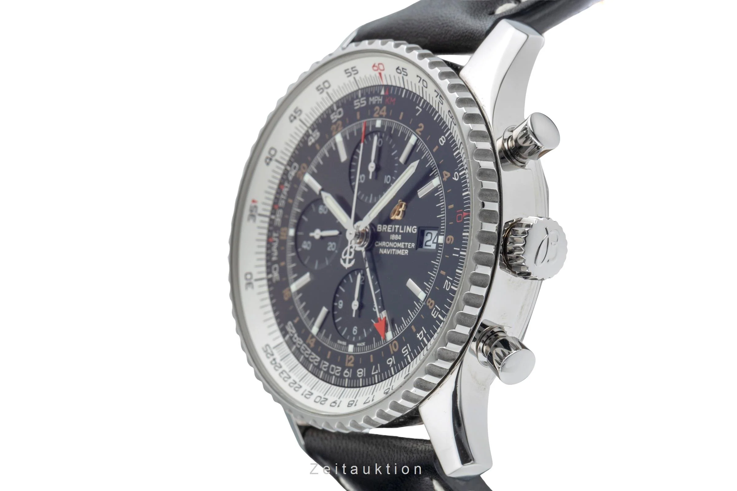 Breitling Navitimer 01 46 chronograph steel automatic men's watch A24322 121B2A1  [2505351] - Image 7