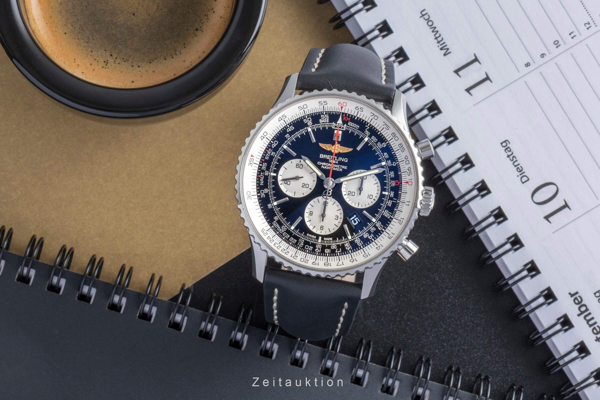 Breitling Navitimer 01 46 chronograph steel automatic men's watch AB012721/BD09 LP: 9150EUR  [2502102] - Image 4