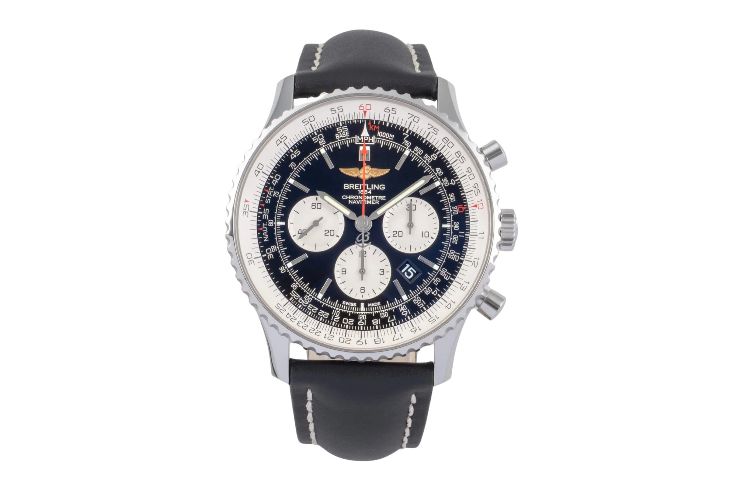 Breitling Navitimer 01 46 chronograph steel automatic men's watch AB012721/BD09 LP: 9150EUR  [2502102] - Image 5