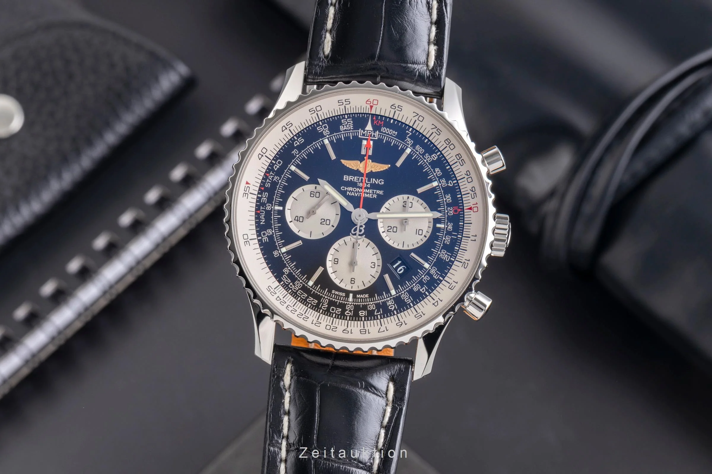 Breitling Navitimer 01 46 chronograph steel automatic men's watch AB012721/BD09 LP: 9300EUR  [2505050] - Image 2
