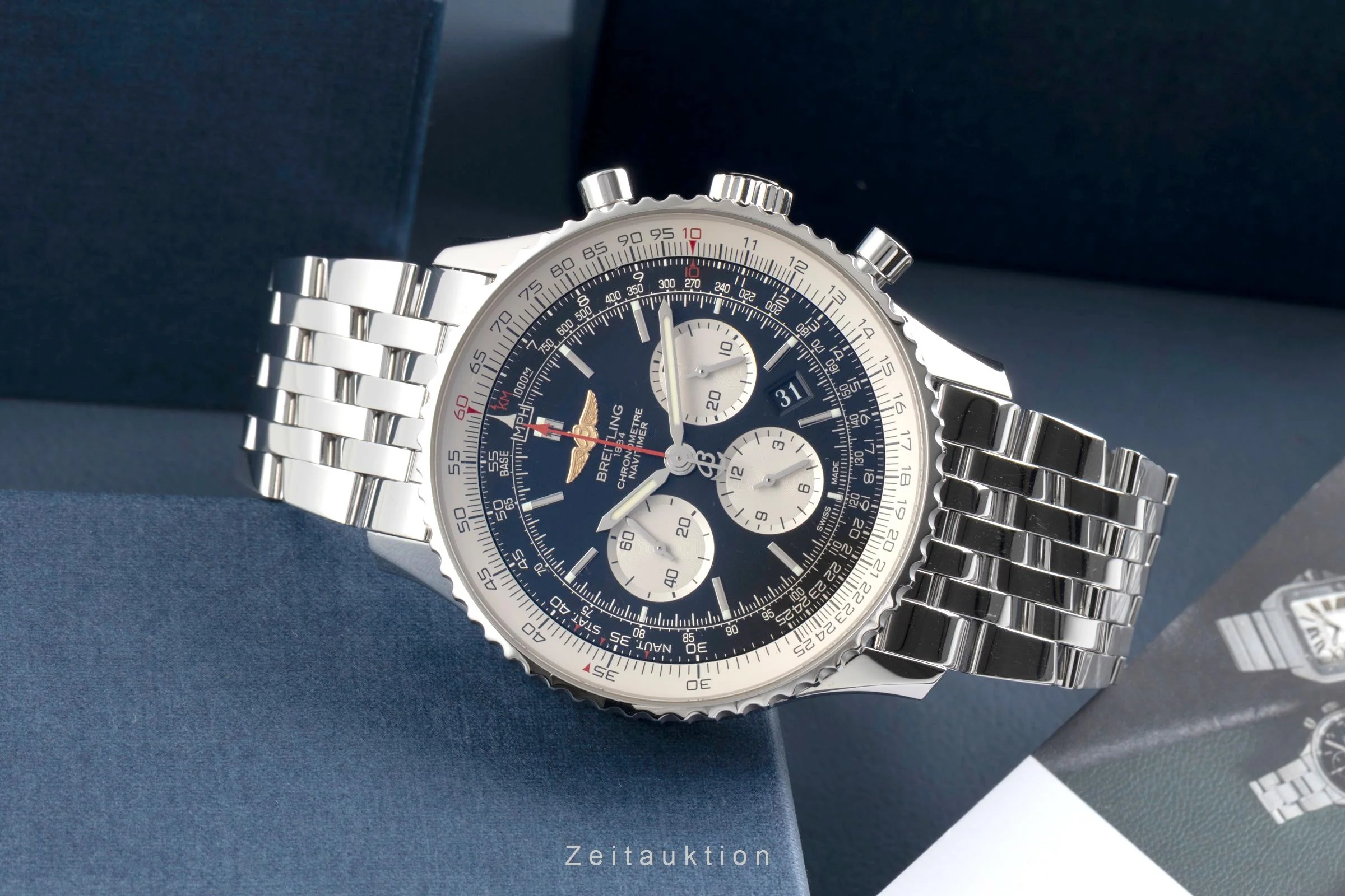 Breitling Navitimer 01 46 chronograph steel automatic men's watch AB012721/BD09 LP: 9850EUR  [2600457] - Image 3
